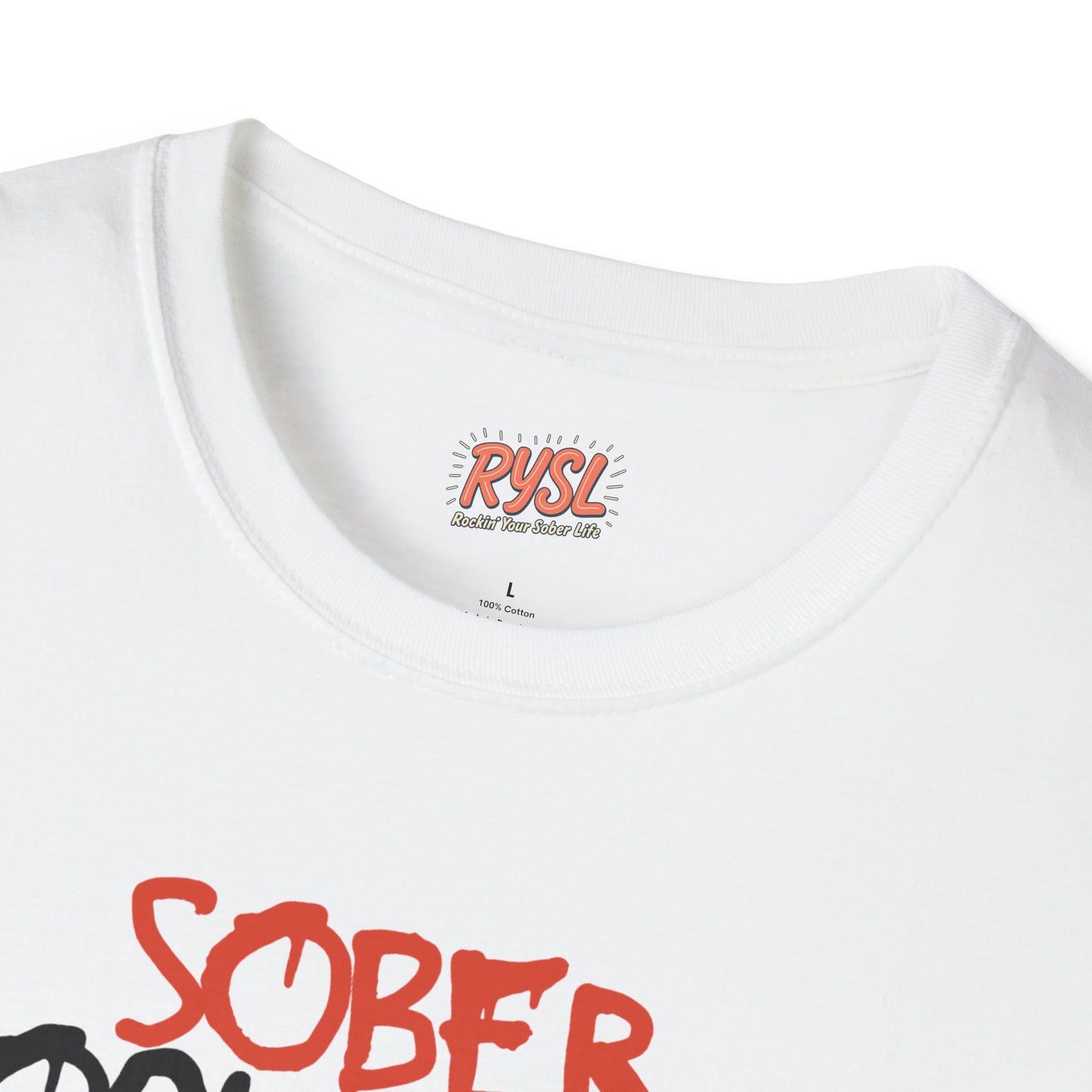 Sober Rocktober Tee – Spooky Season, Sober Style