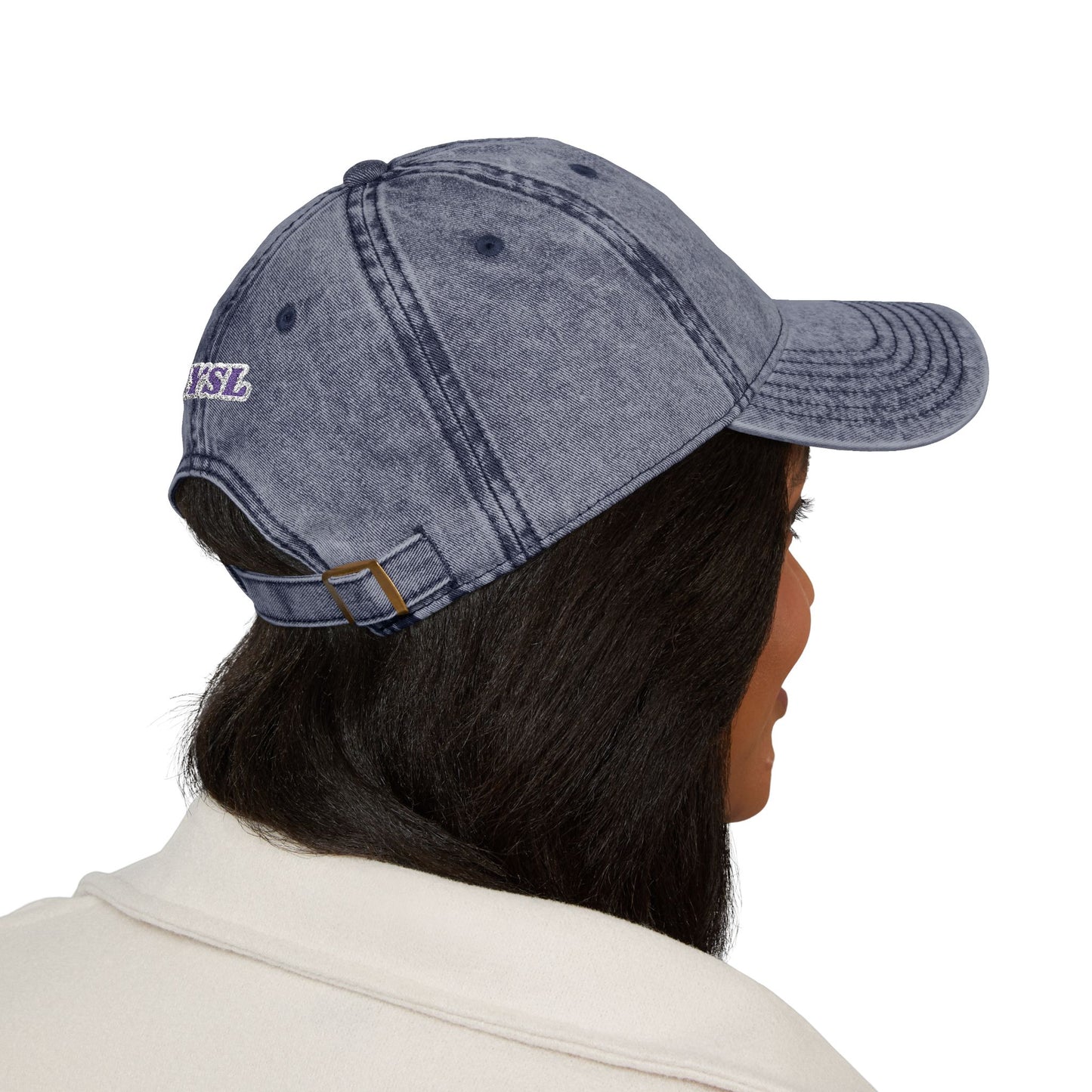 Mountain Mindset Vintage Embroidered Cap (Purple)