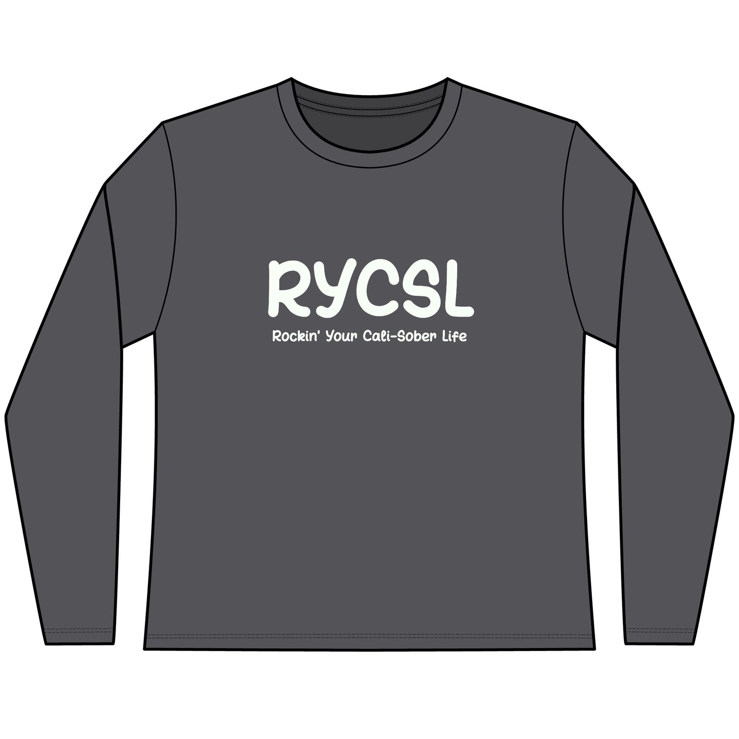 Women's RYCSL Classic Long Sleeve Tee – Rockin’ Your Cali-Sober Life