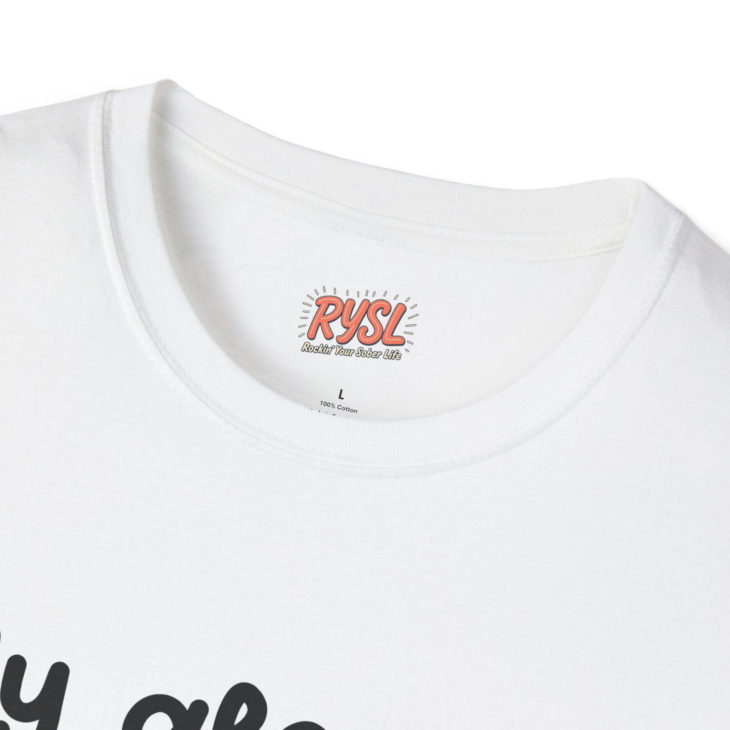 My Glass Is Full of Attitude Tee – Rockin’ Your Sober Life