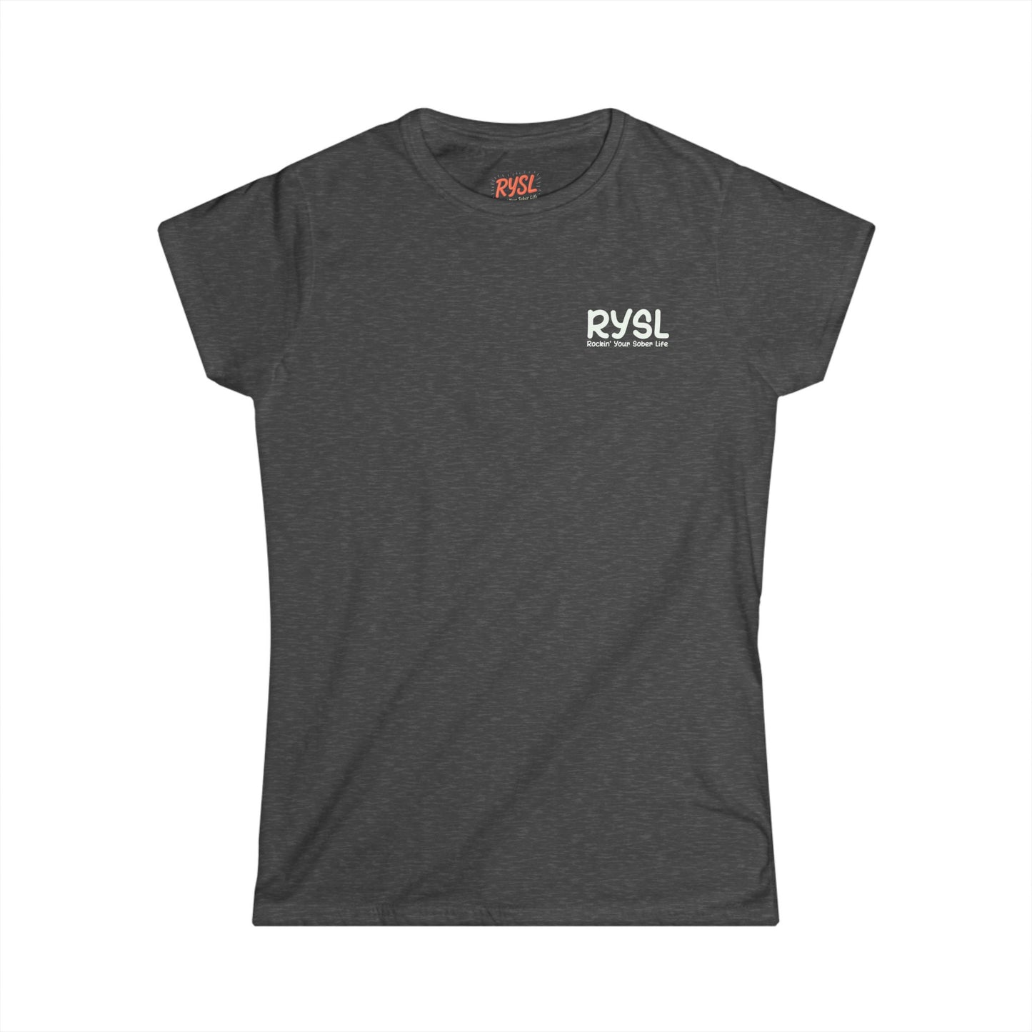 Rock Your Sobriety Women's Tee – Turn Up the Clarity