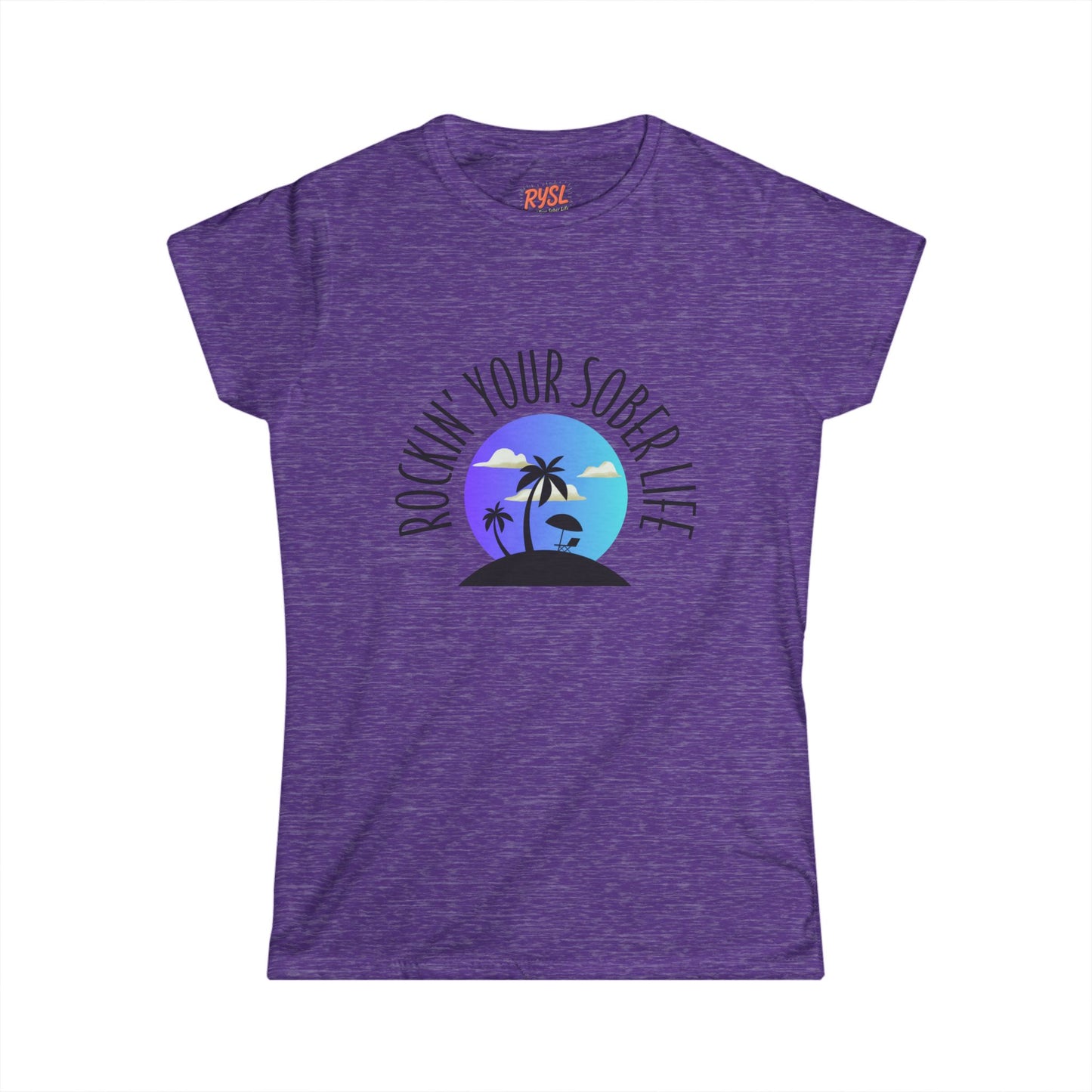 "Beach Life"  Women's Softstyle Tee  (Chillwave)