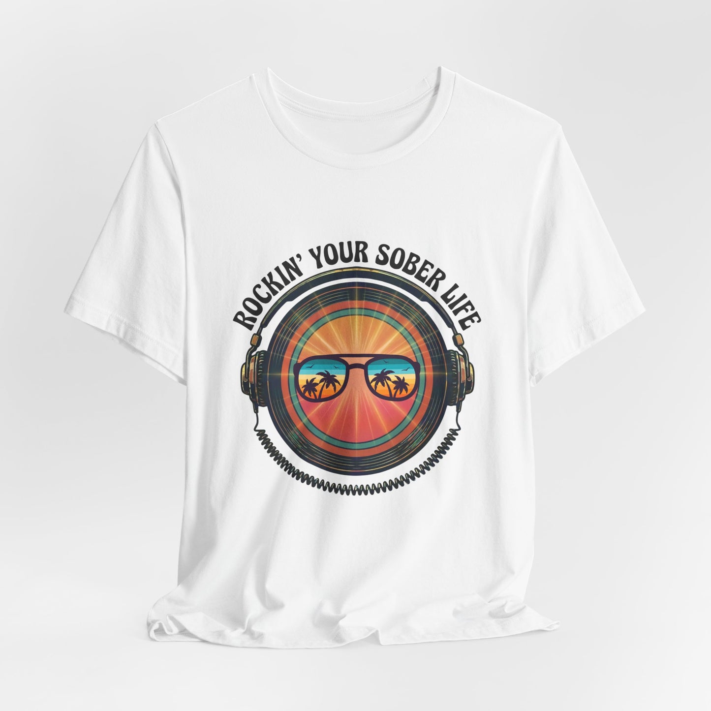 Rockin' Your Sober Life - Aviator Sunglasses Edition | Vintage Vinyl Design