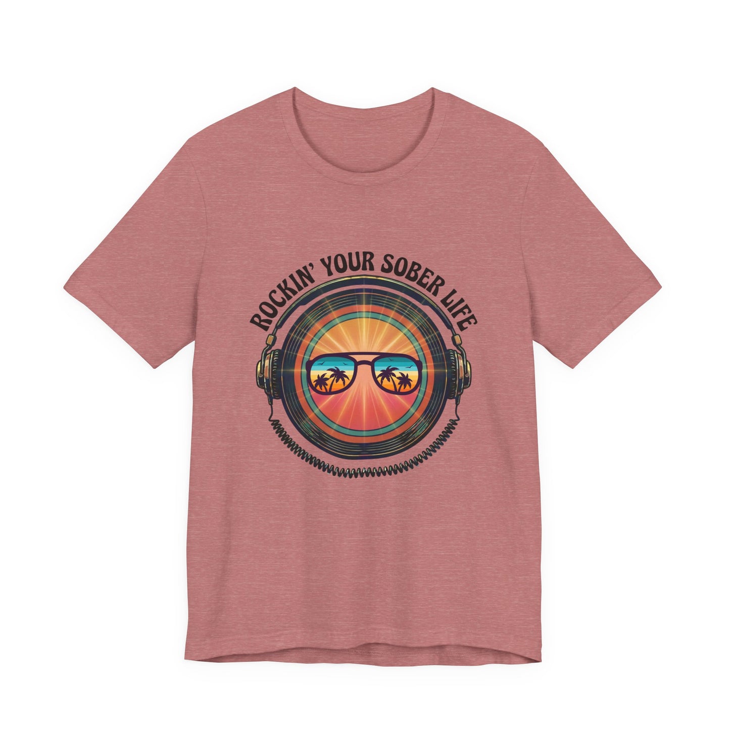 Rockin' Your Sober Life - Aviator Sunglasses Edition | Vintage Vinyl Design