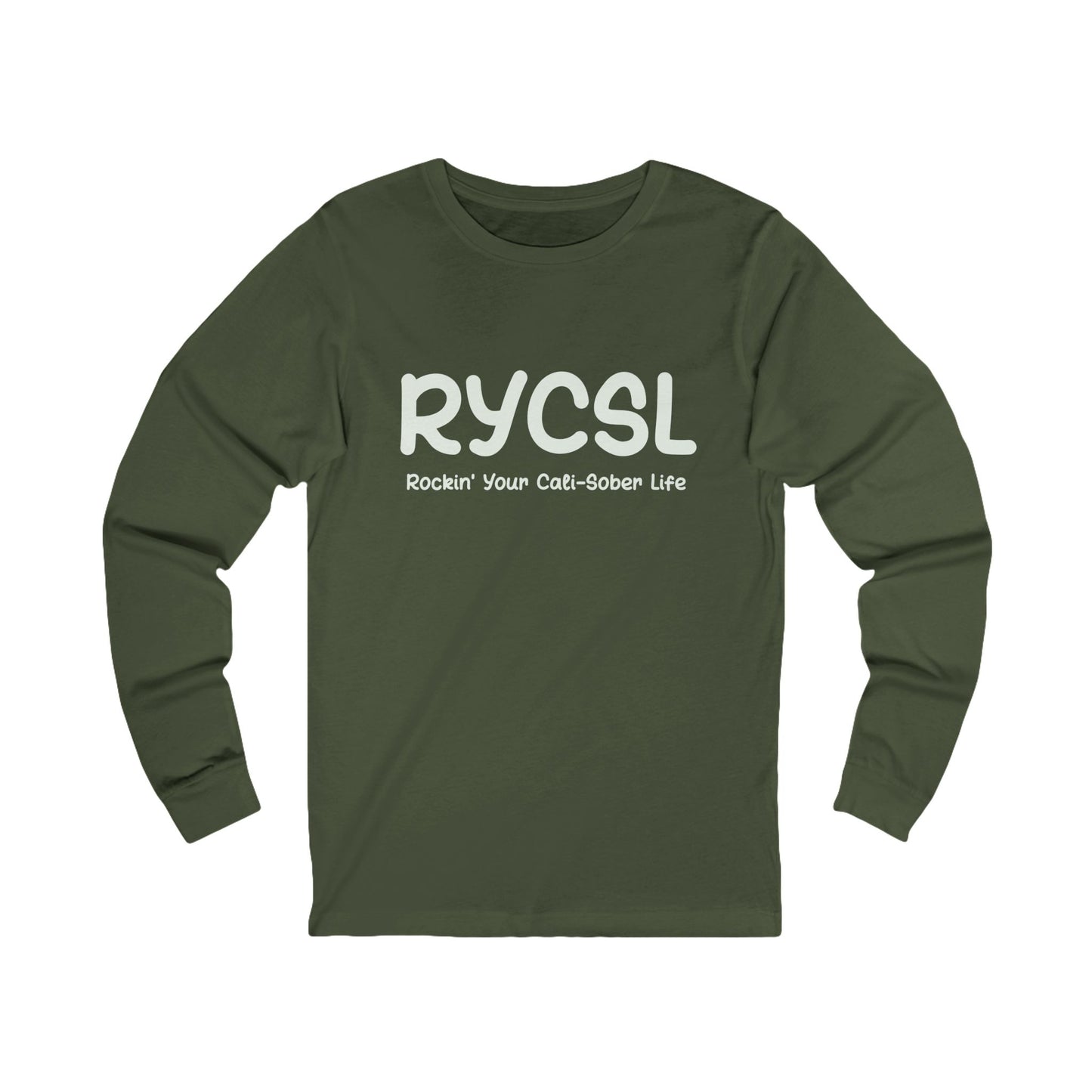 RYCSL Classic Long Sleeve Tee – Rockin’ Your Cali-Sober Life