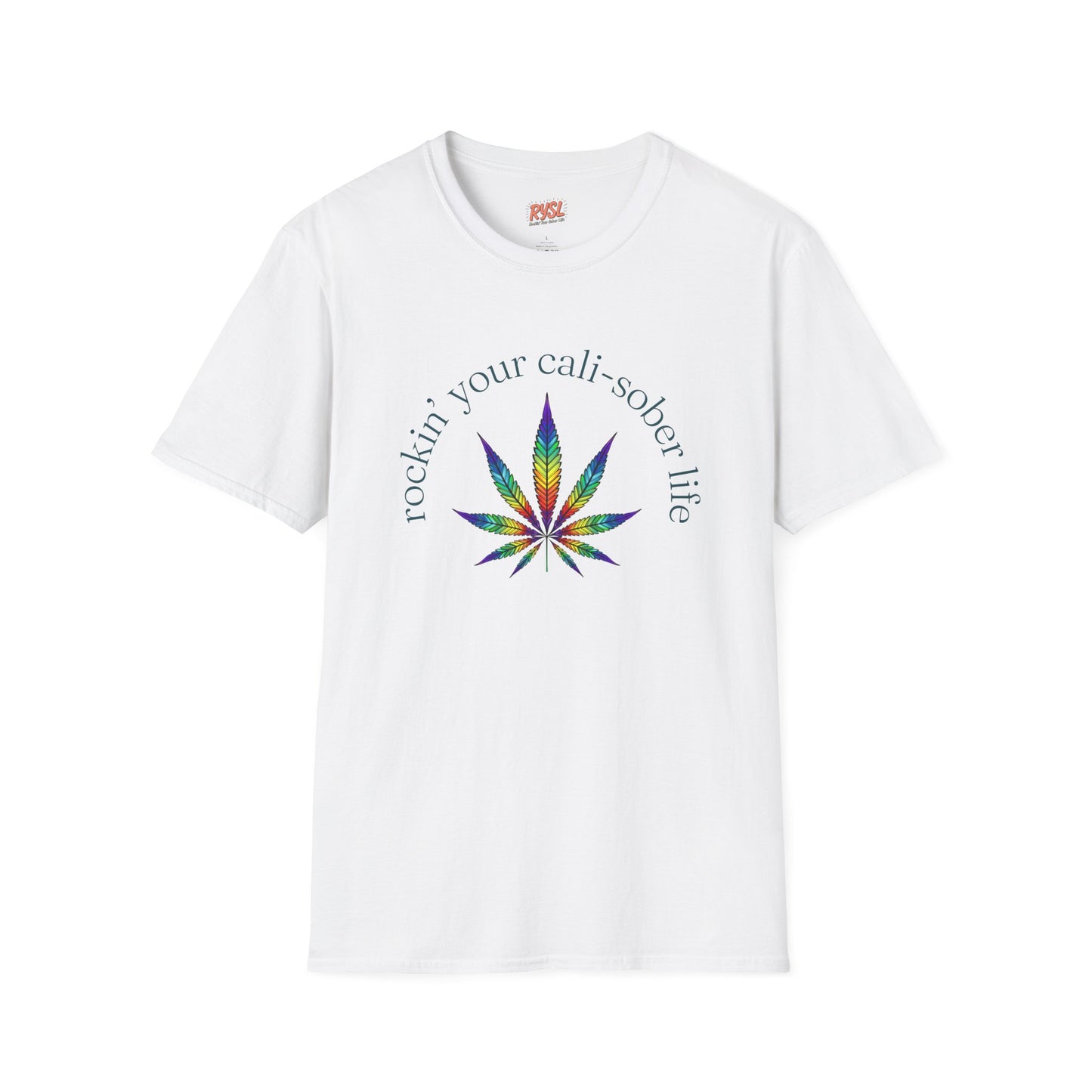 Cali-Sober Vibes Psychedelic Tee – Rockin’ Your Cali-Sober Life