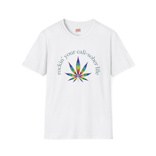 Cali-Sober Vibes Psychedelic Tee – Rockin’ Your Cali-Sober Life