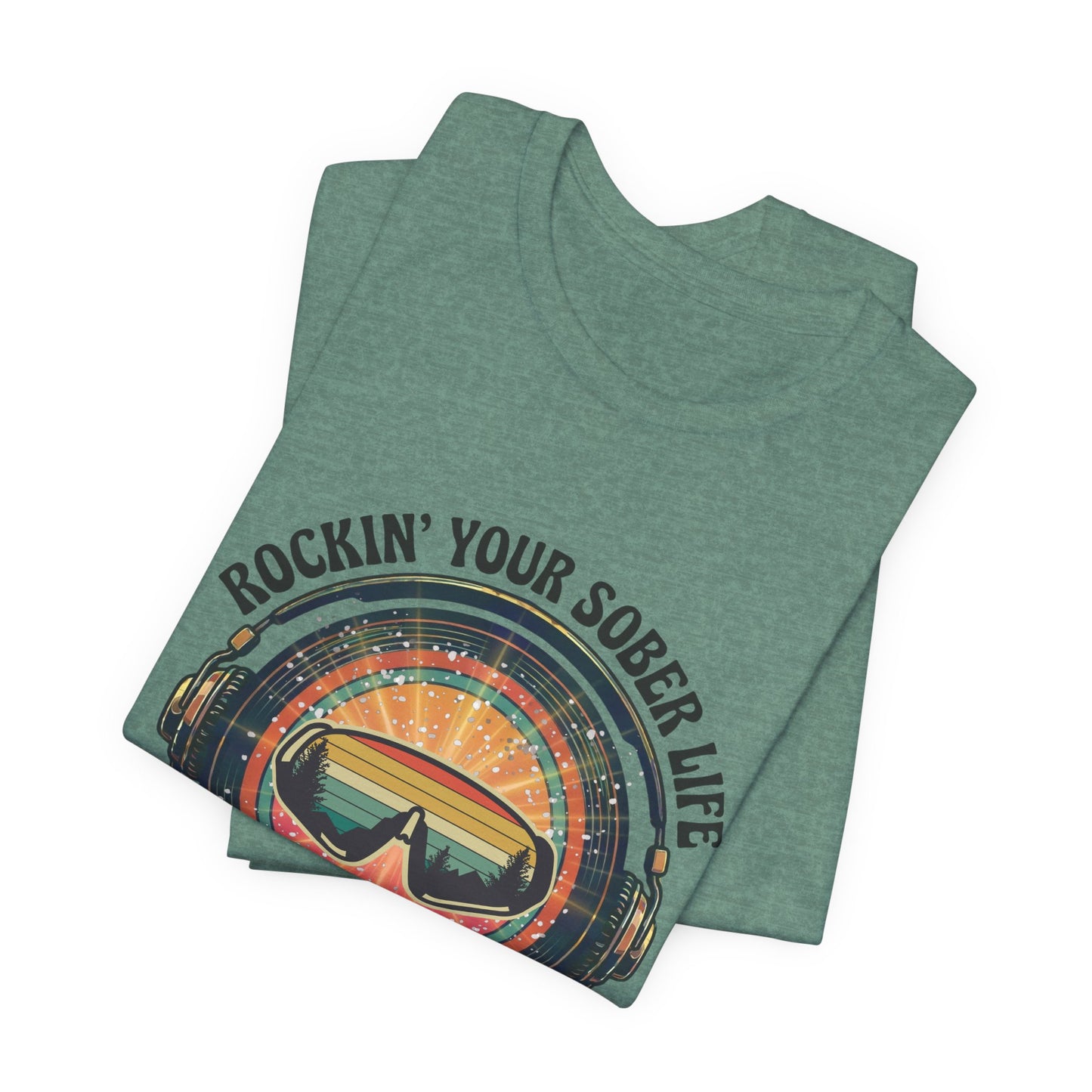 Rock Your Sober Life on the Slopes - Retro Goggle Design