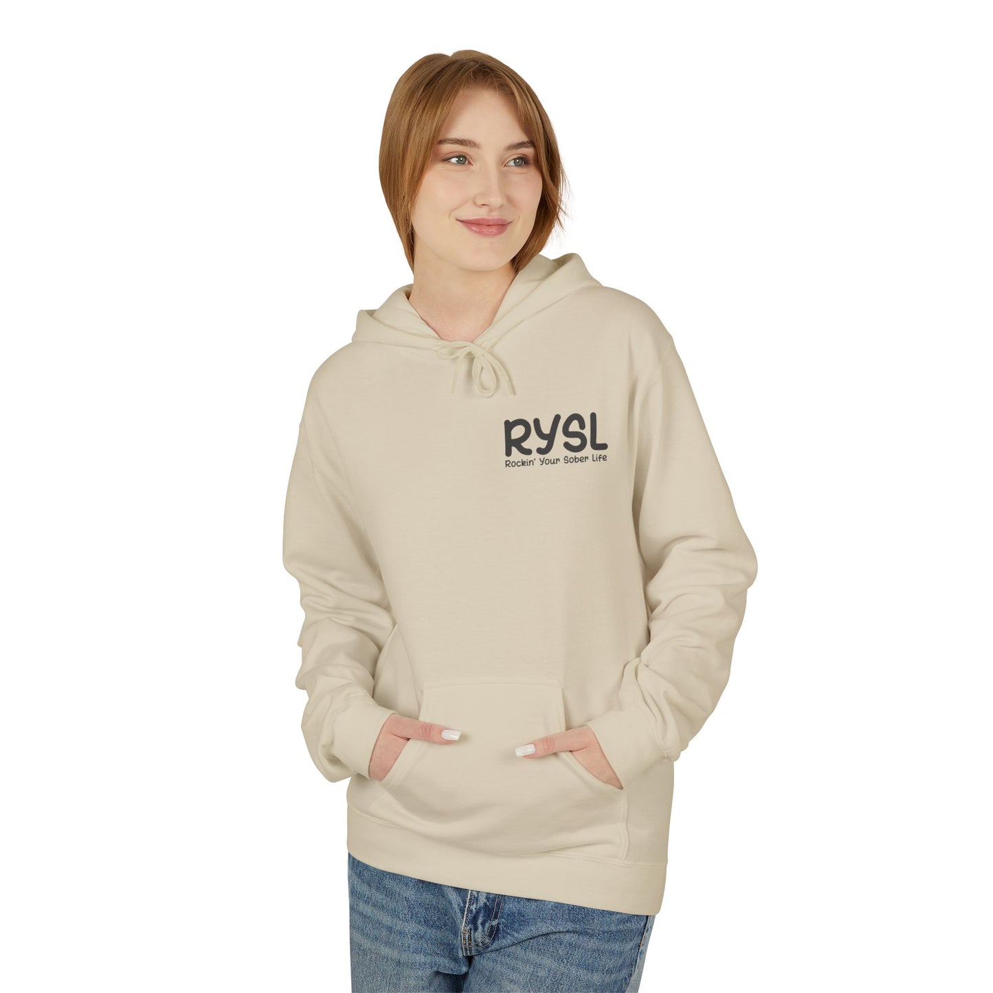Rockin' Your Sober Life - Original Edition | Vintage Vinyl Design - Hoodie