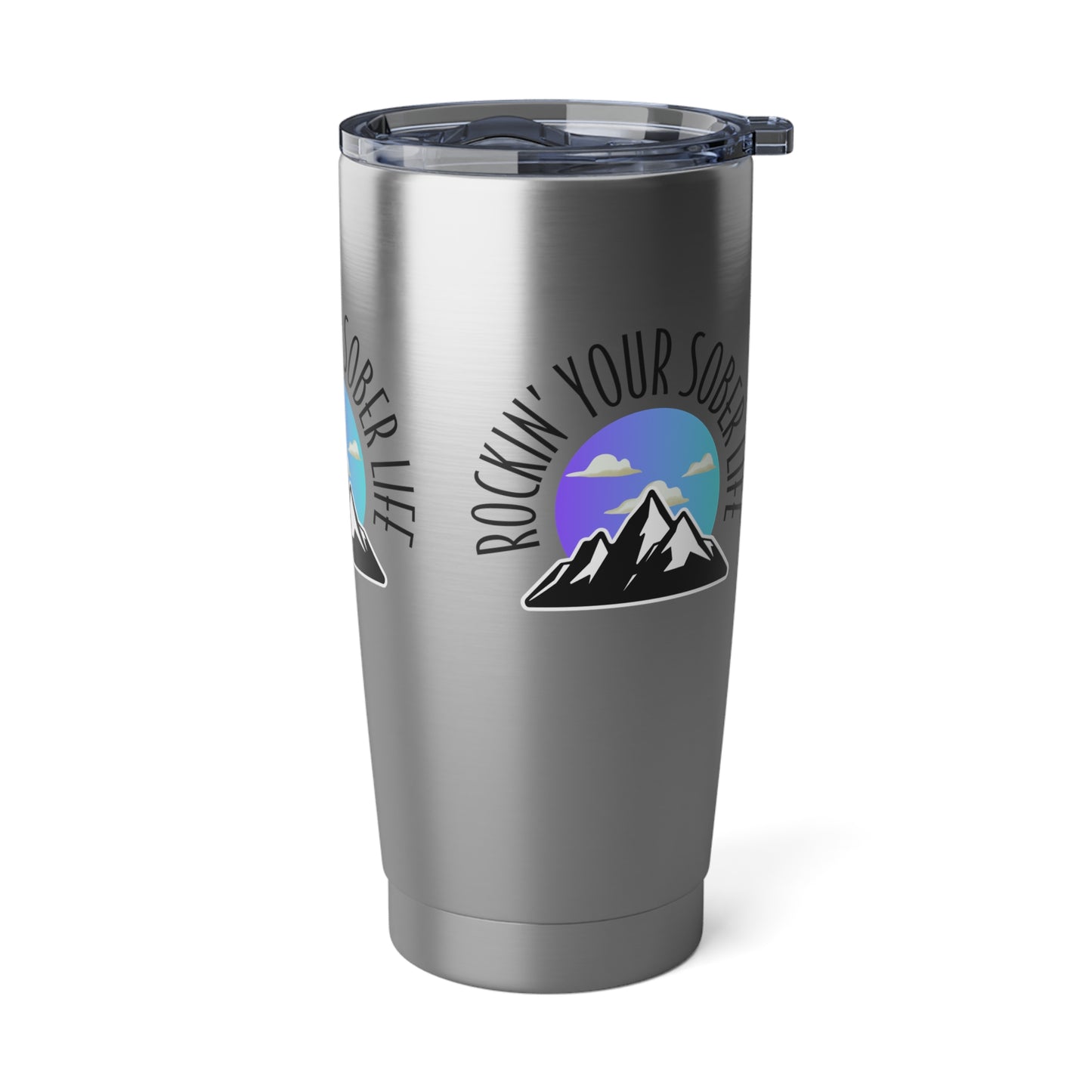 Mountain Mindset Rockin' Your Sober Life Tumbler - 20oz