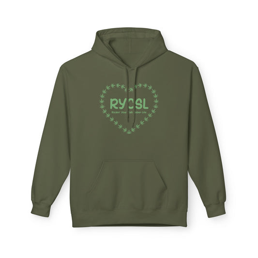 Rockin' Your Cali-Sober Life Hoodie -Heart Leaf