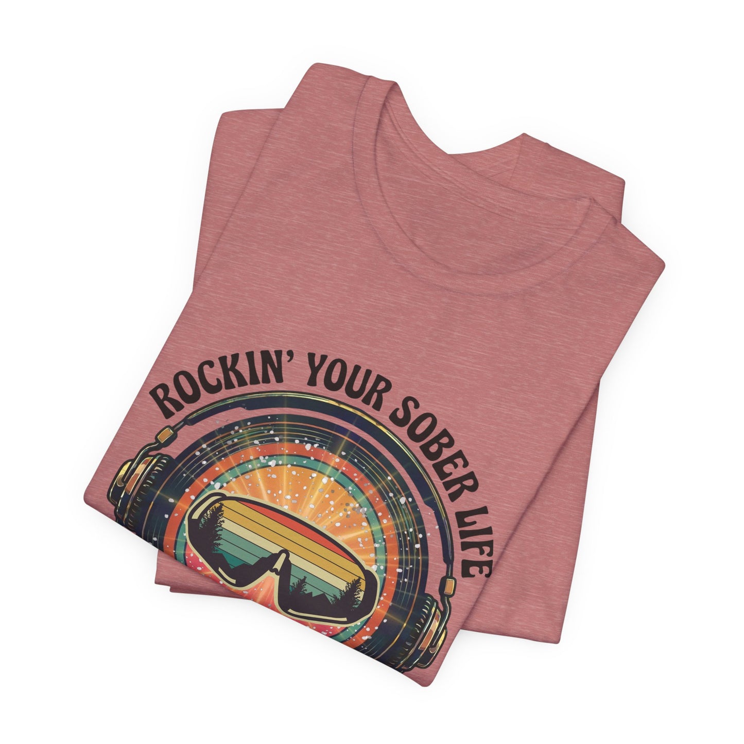 Rock Your Sober Life on the Slopes - Retro Goggle Design
