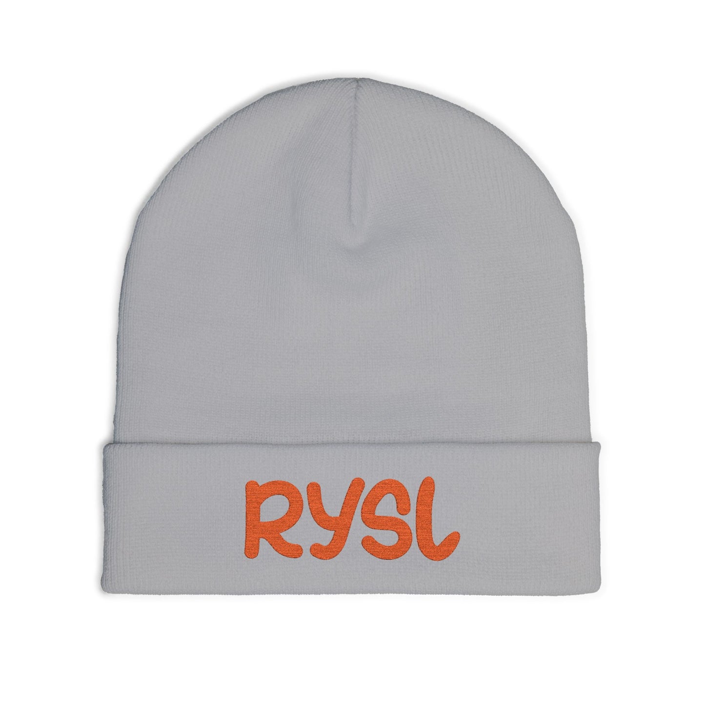 Cozy RYSL Knit Beanie with Embroidery