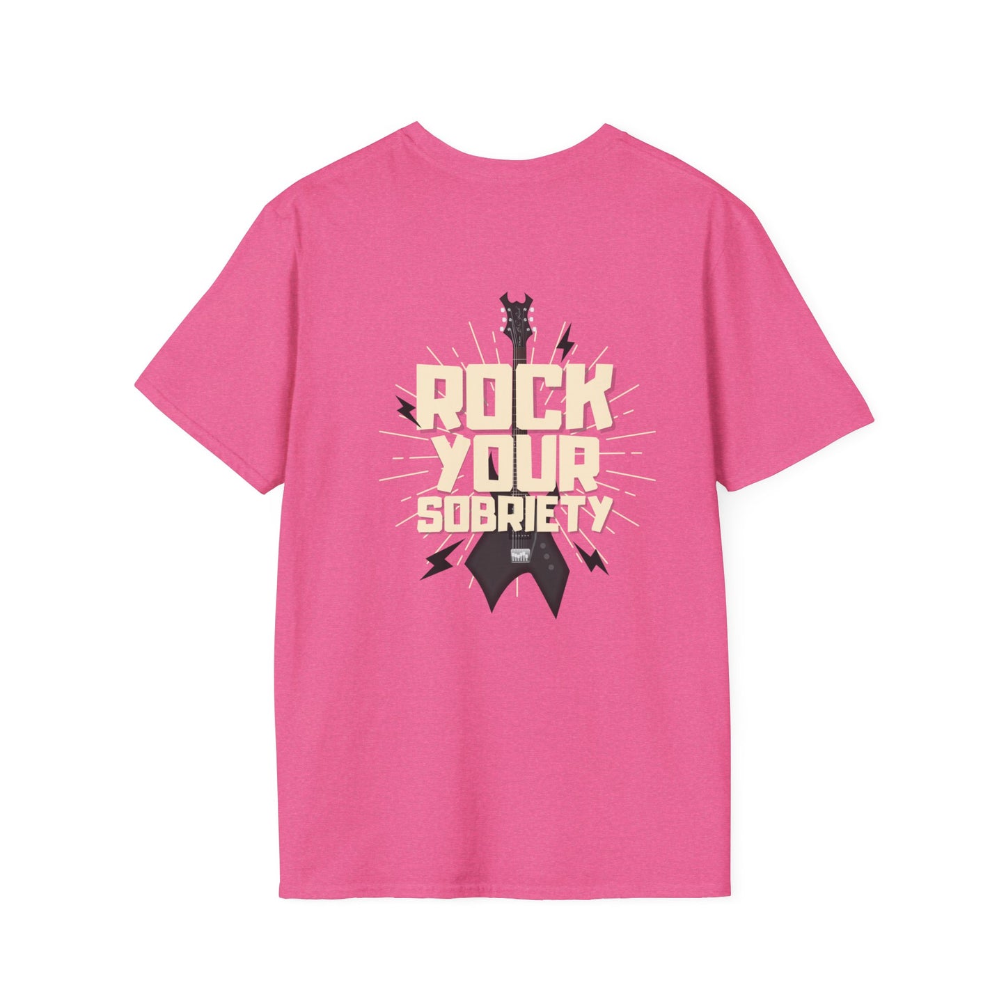 Rock Your Sobriety Tee – Turn Up the Clarity