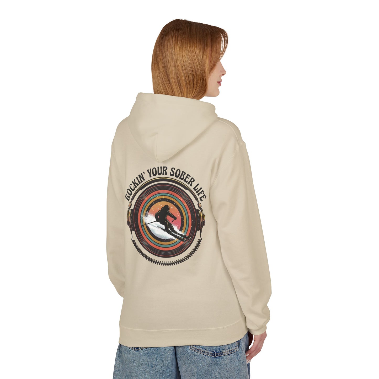 Rockin' Your Sober Life - Skier Hoodie