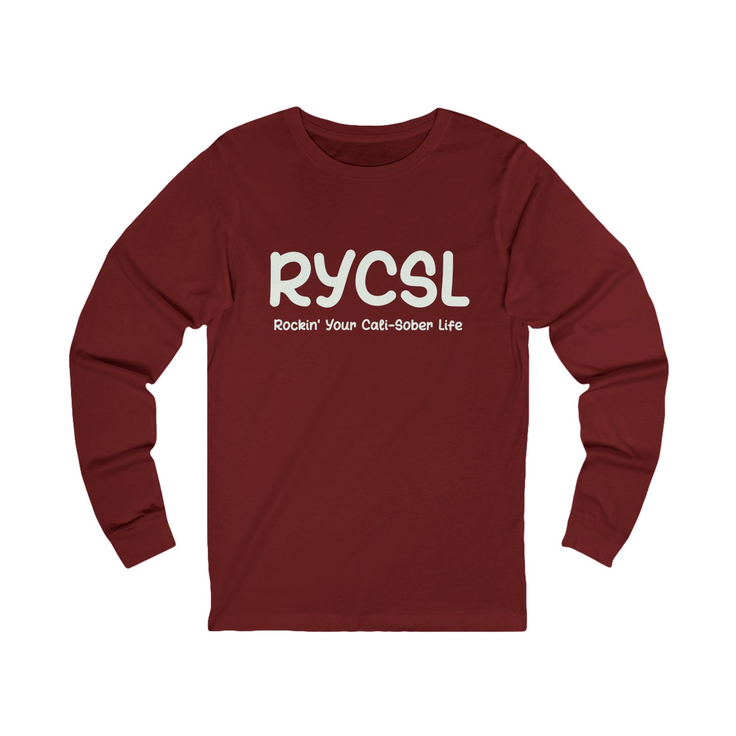 RYCSL Classic Long Sleeve Tee – Rockin’ Your Cali-Sober Life