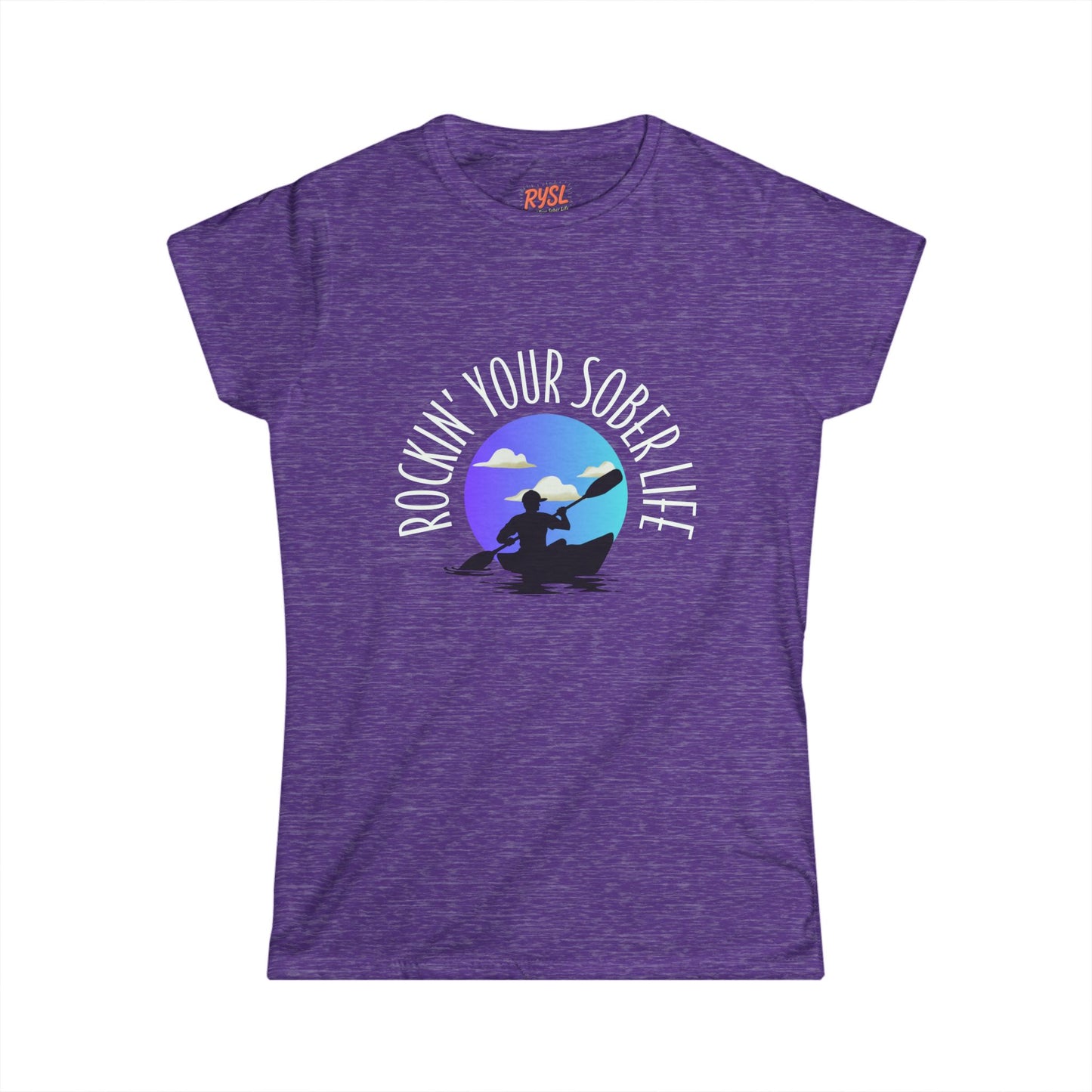 "Kayak Vibes" Women's Softstyle Tee (Chillwave)