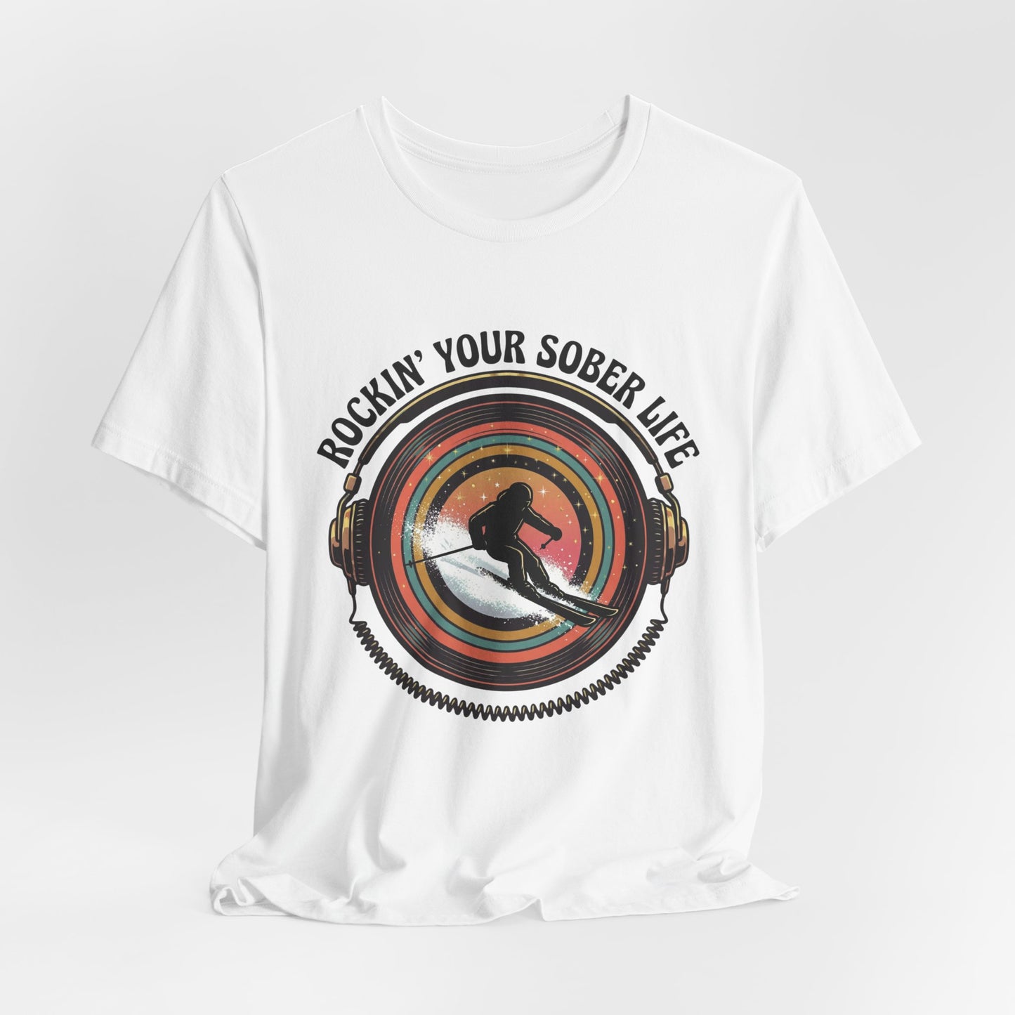 Rockin' Your Sober Life - Skier Tee