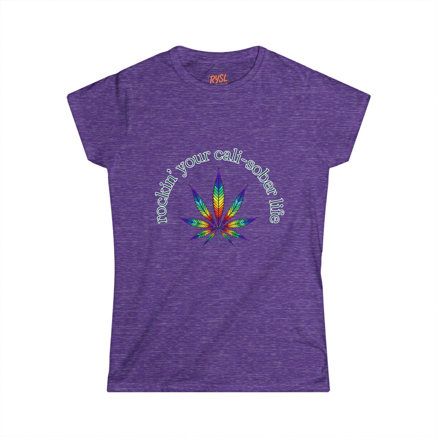 Cali-Sober Vibes Psychedelic Women's Tee – Rockin’ Your Cali-Sober Life