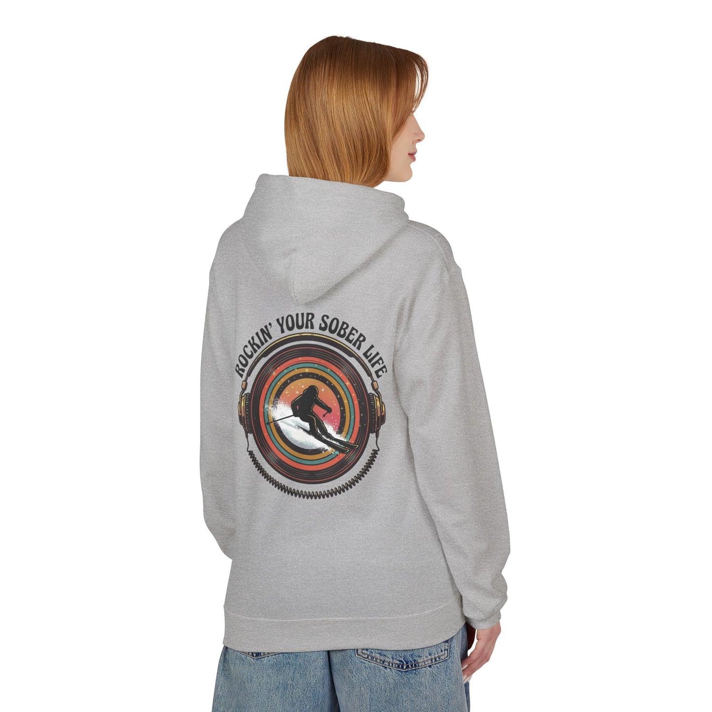 Rockin' Your Sober Life - Skier Hoodie