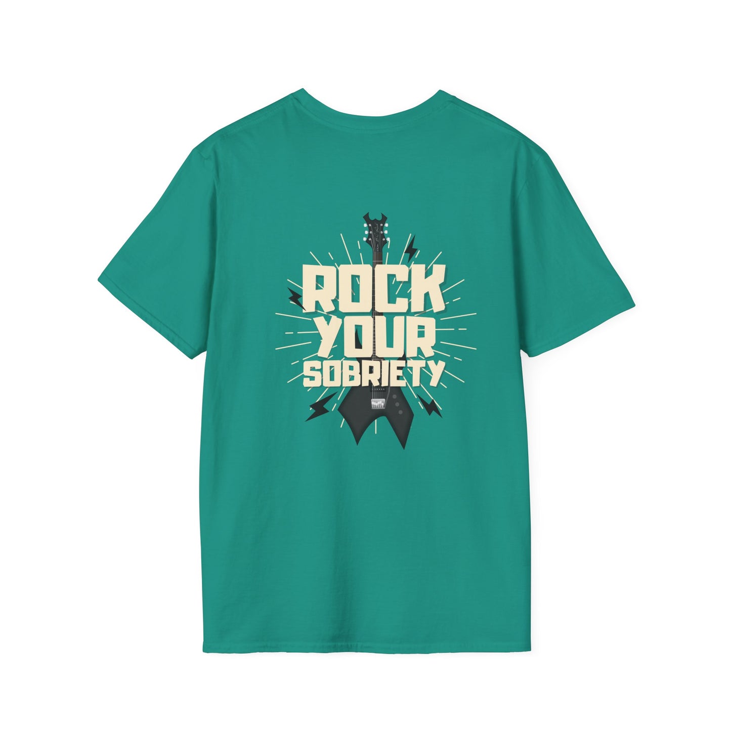 Rock Your Sobriety Tee – Turn Up the Clarity