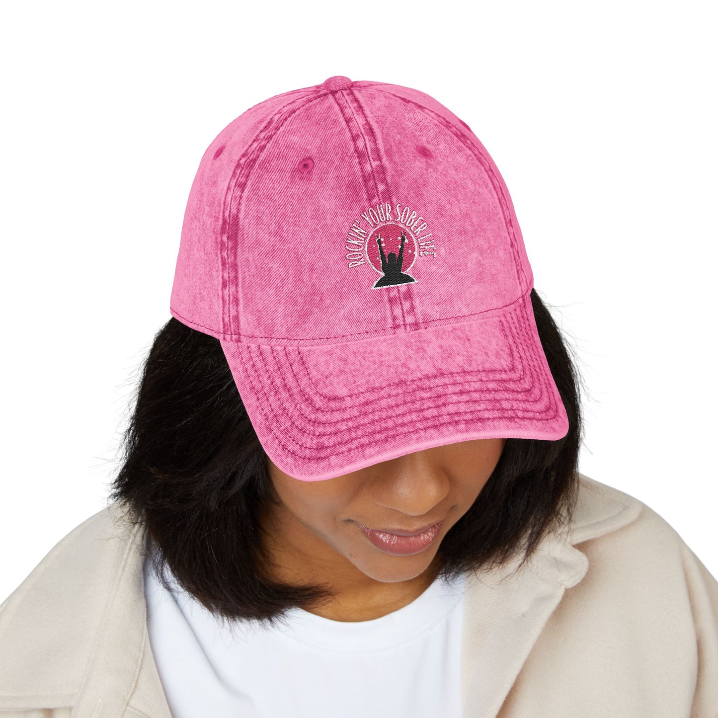RYSL OG Vintage Embroidered Cap (Pink)