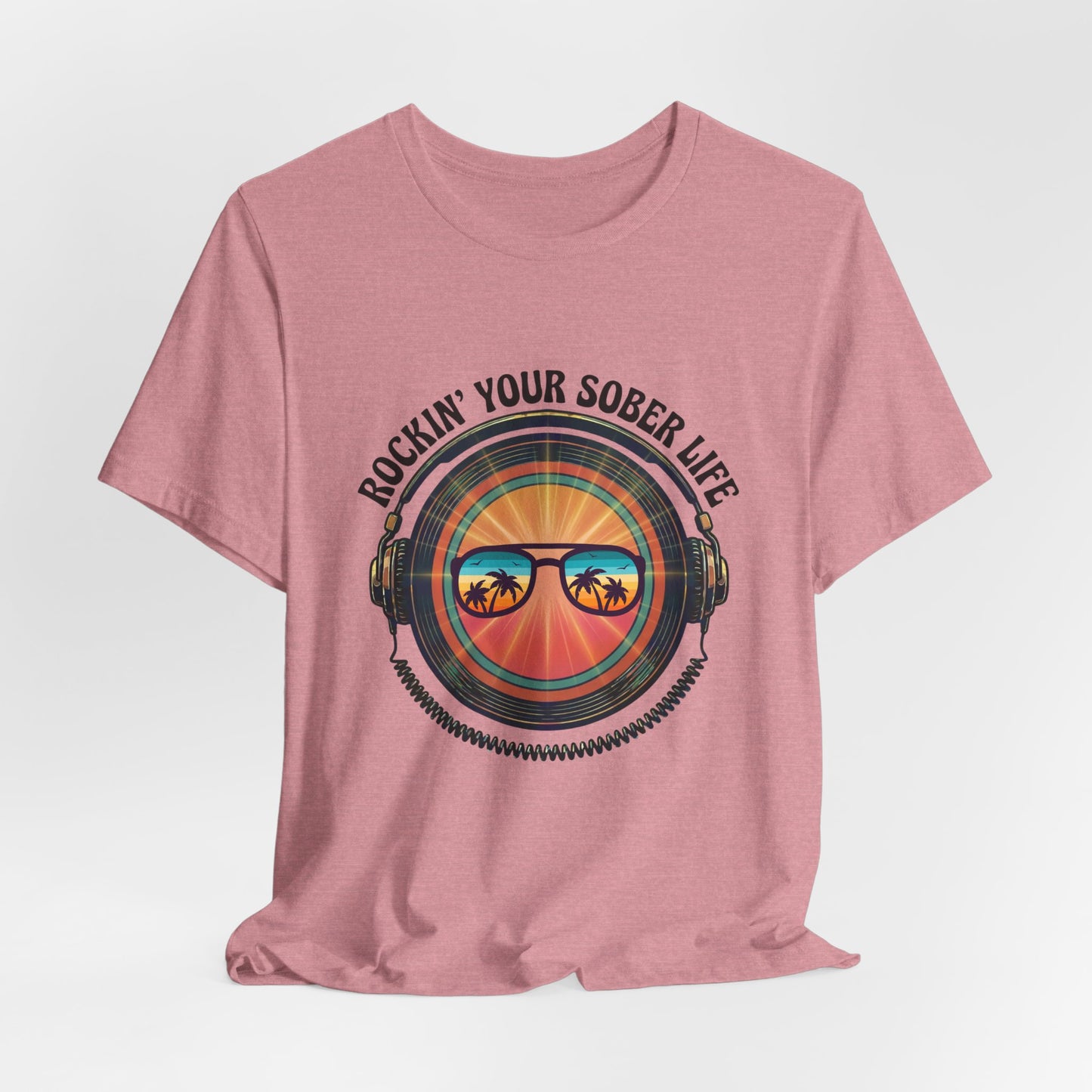 Rockin' Your Sober Life - Aviator Sunglasses Edition | Vintage Vinyl Design