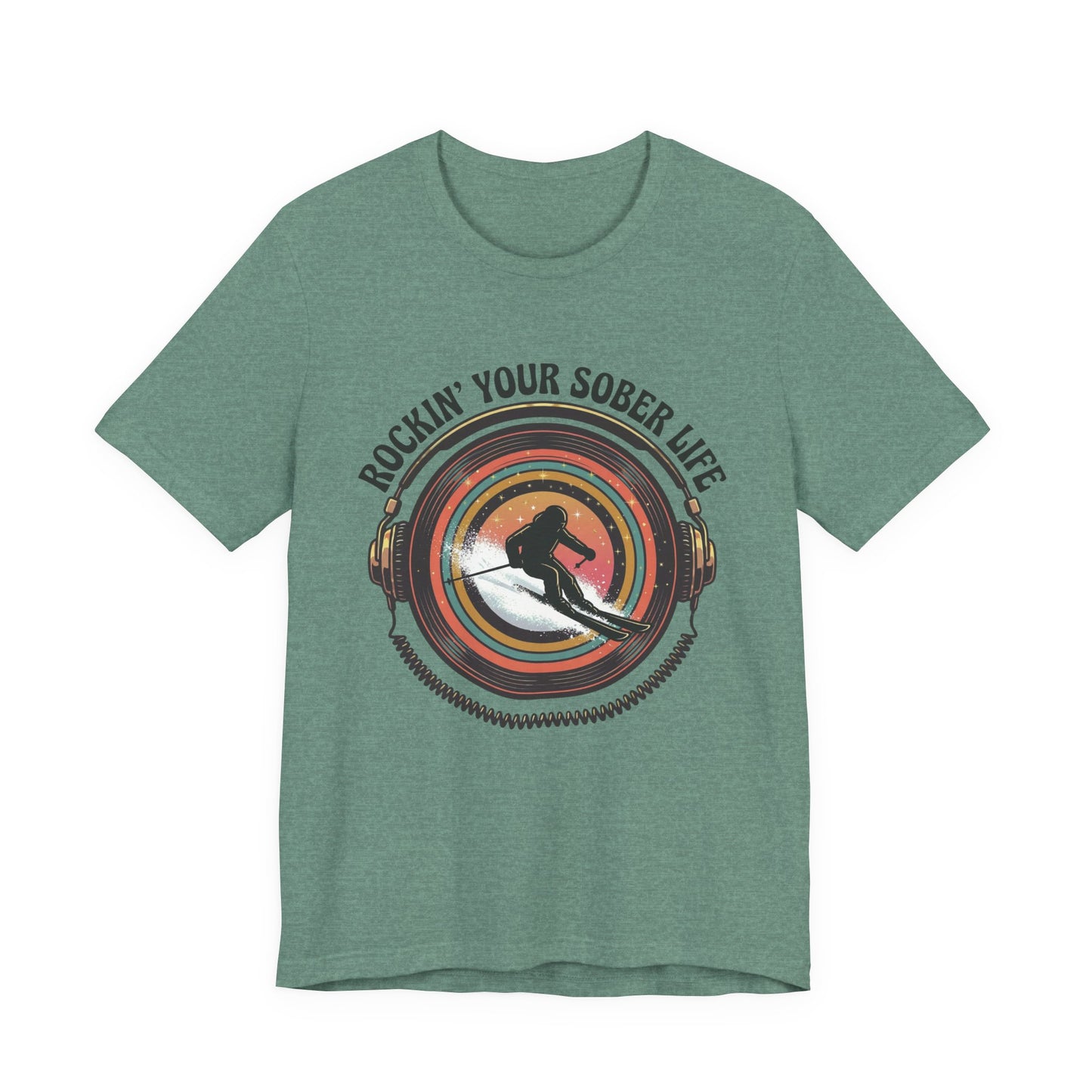Rockin' Your Sober Life - Skier Tee