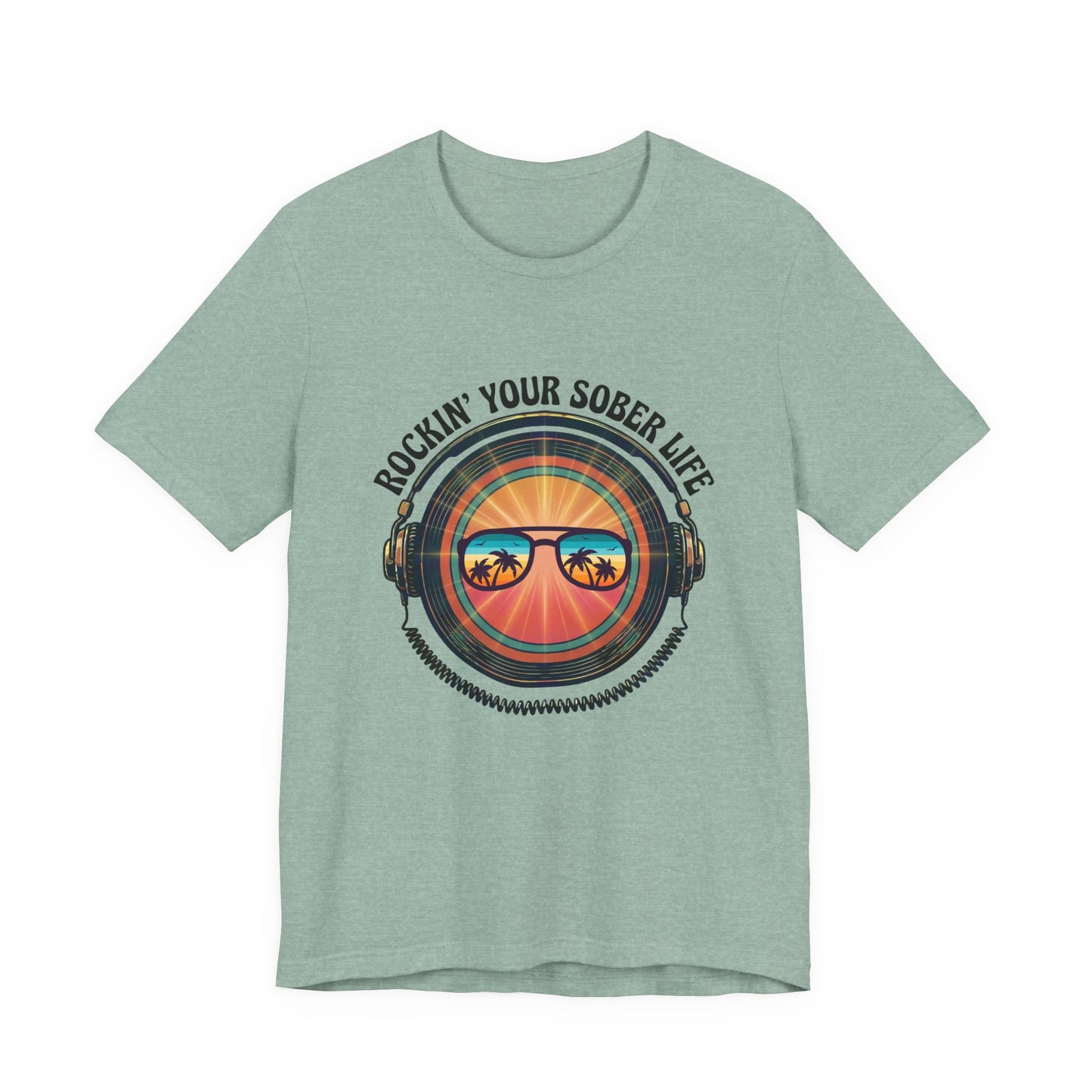 Rockin' Your Sober Life - Aviator Sunglasses Edition | Vintage Vinyl Design