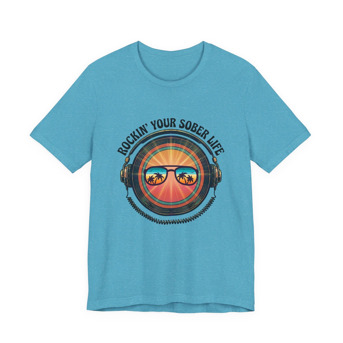 Rockin' Your Sober Life - Aviator Sunglasses Edition | Vintage Vinyl Design