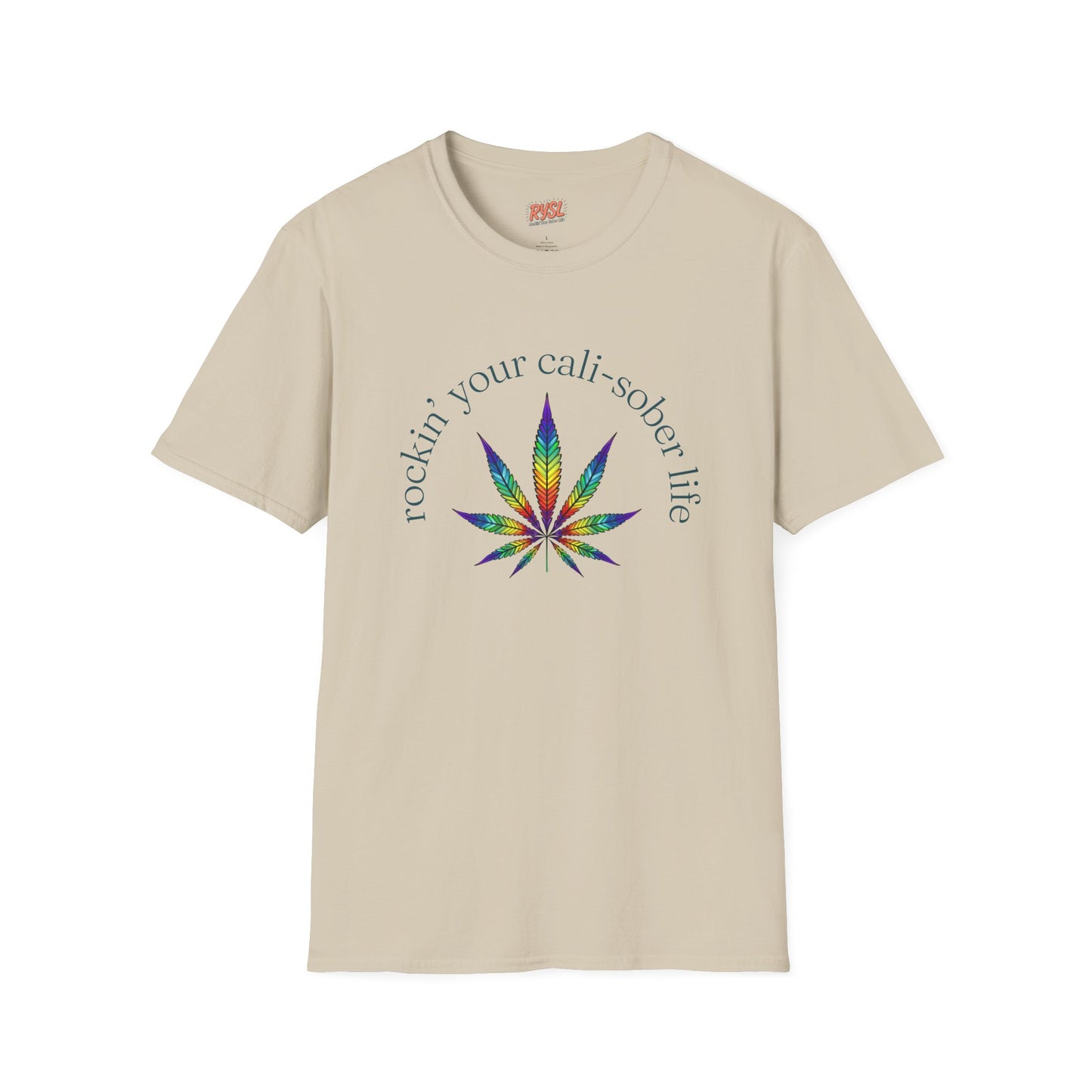 Cali-Sober Vibes Psychedelic Tee – Rockin’ Your Cali-Sober Life