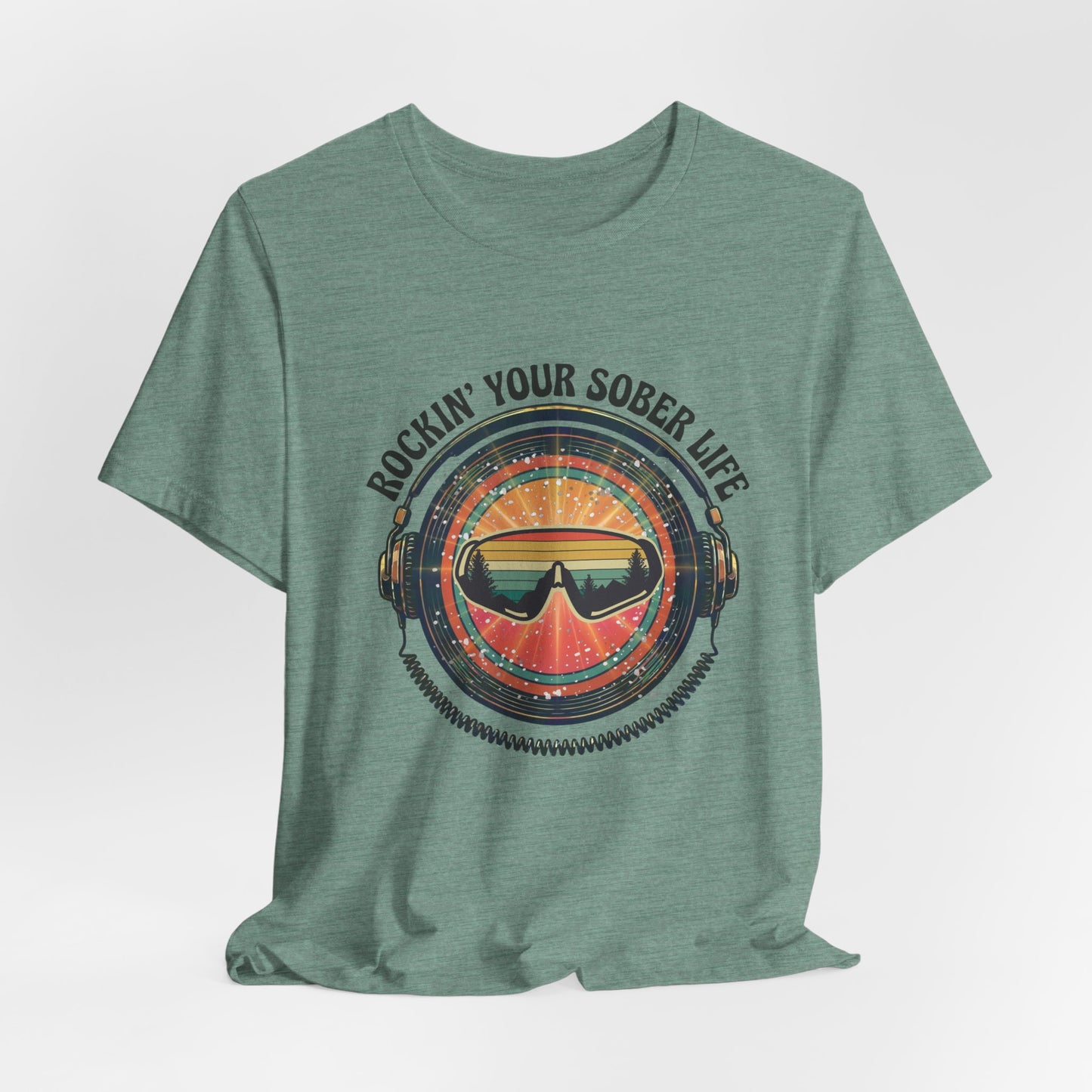 Rock Your Sober Life on the Slopes - Retro Goggle Design