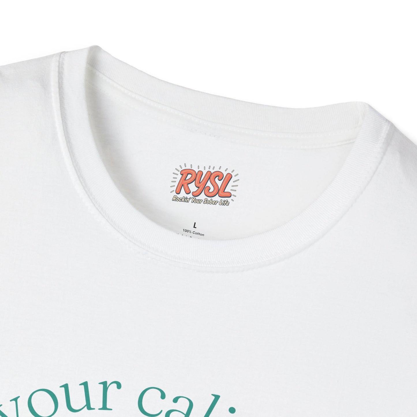 Cali-Sober Vibes Leaf Design Tee – Rockin’ Your Cali-Sober Life