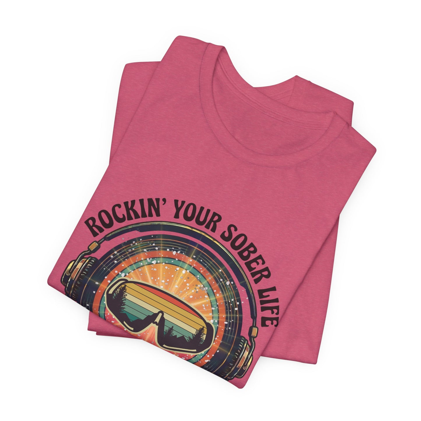 Rock Your Sober Life on the Slopes - Retro Goggle Design