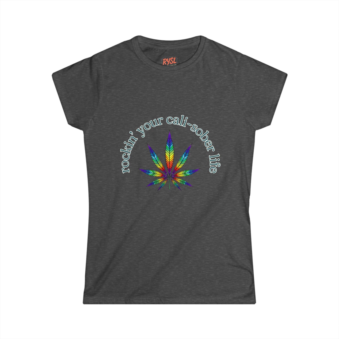 Cali-Sober Vibes Psychedelic Women's Tee – Rockin’ Your Cali-Sober Life