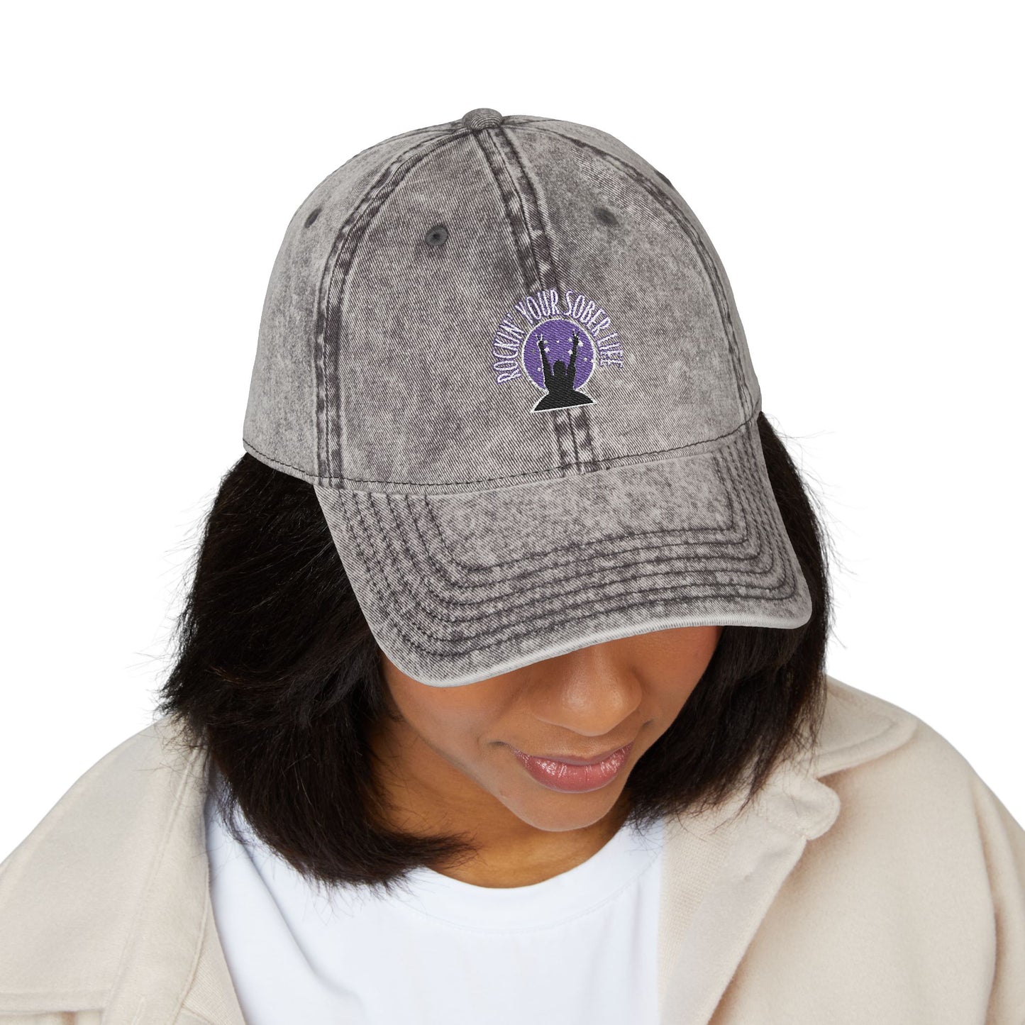 RYSL OG Vintage Embroidered Cap (Purple)