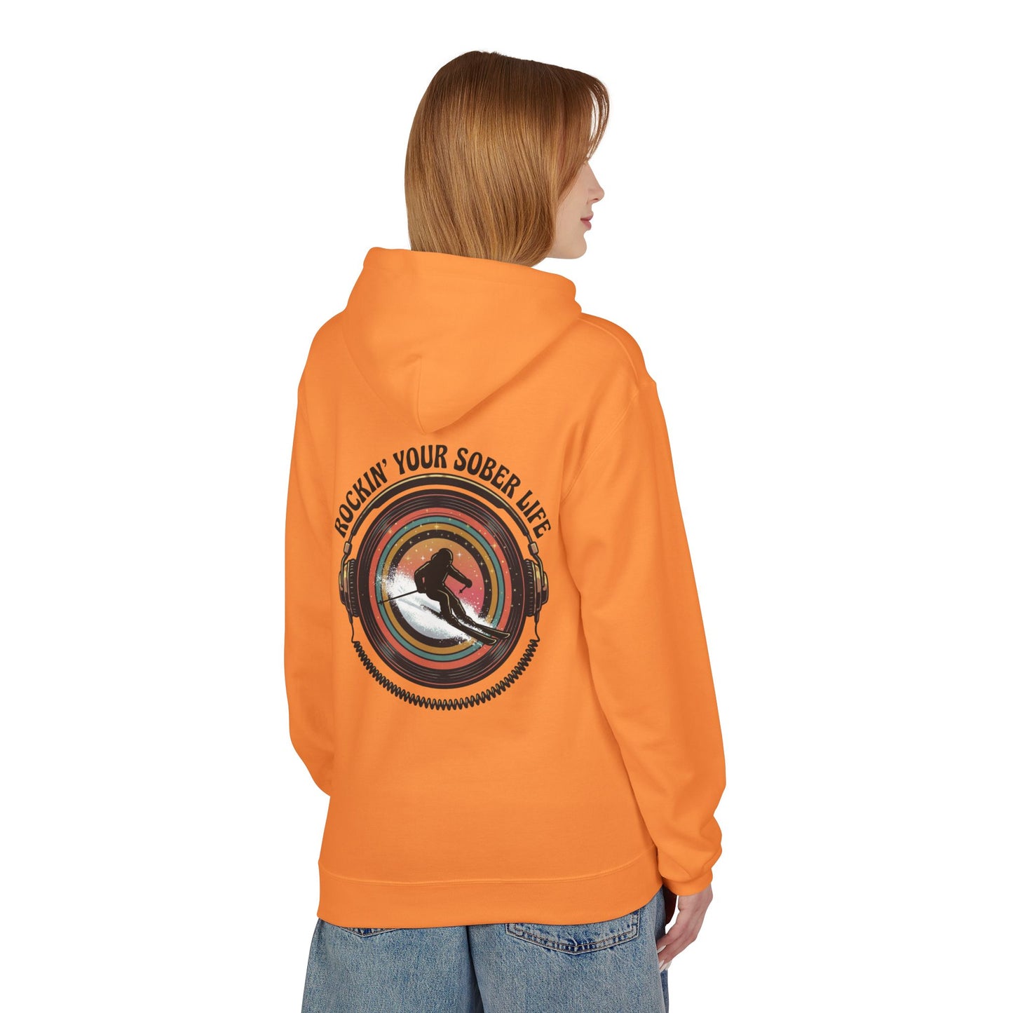 Rockin' Your Sober Life - Skier Hoodie