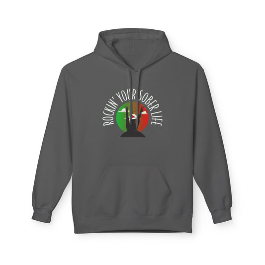 Rockin' Your Sober Life Hoodie with Clouds