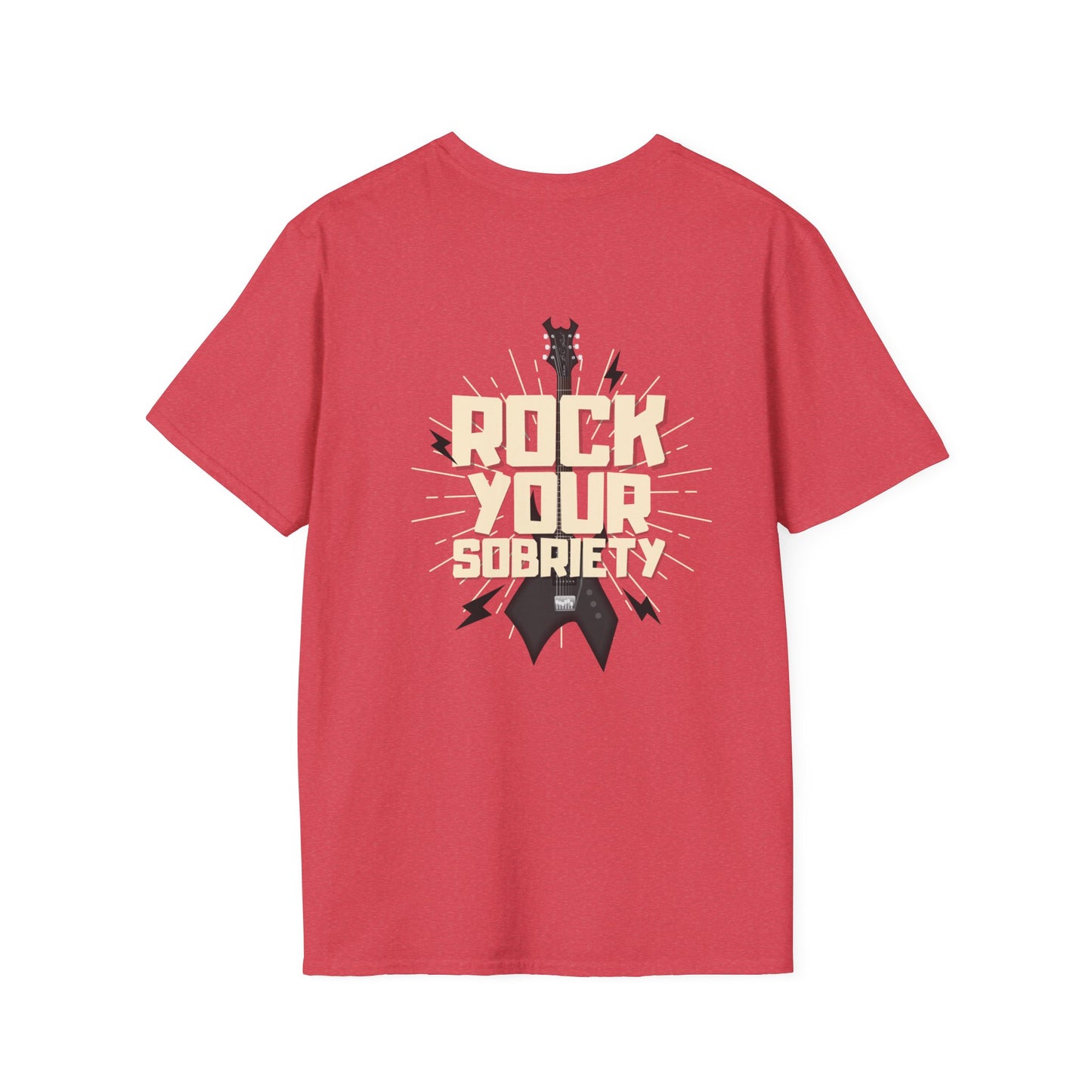 Rock Your Sobriety Tee – Turn Up the Clarity