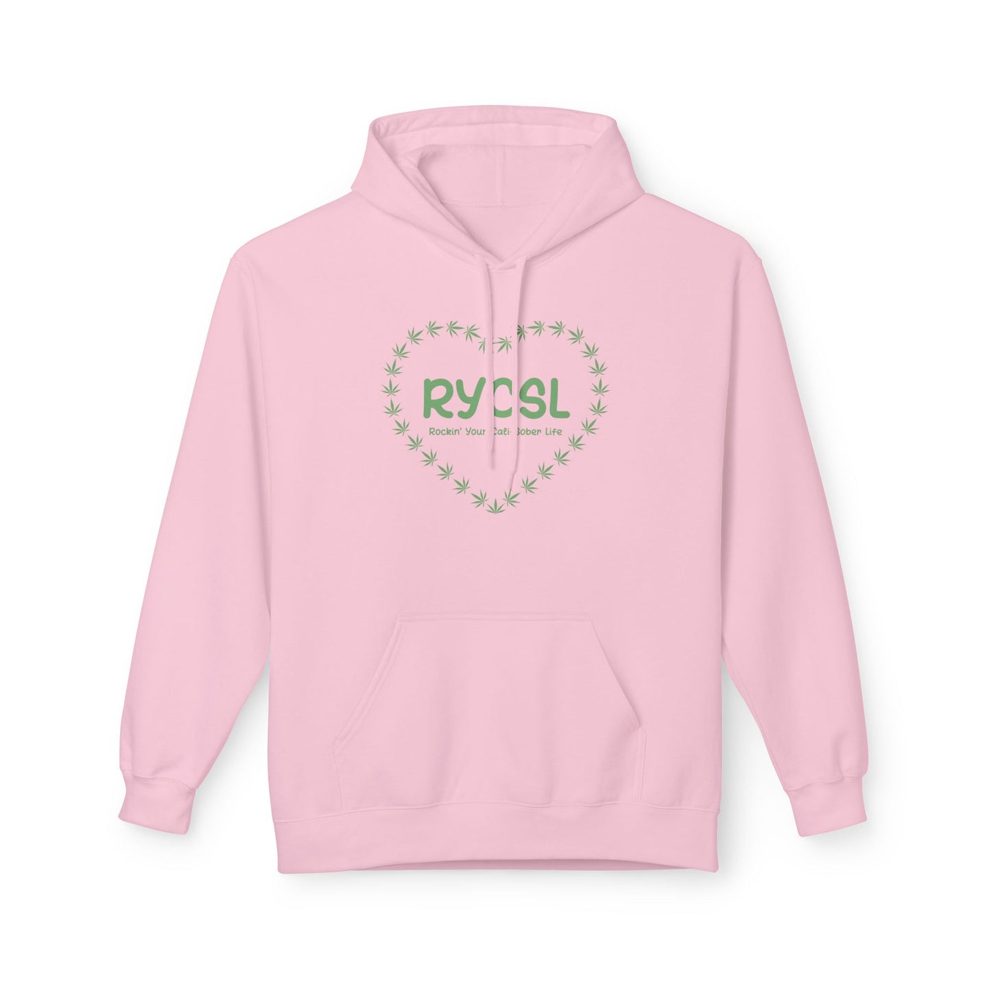 Rockin' Your Cali-Sober Life Hoodie -Heart Leaf