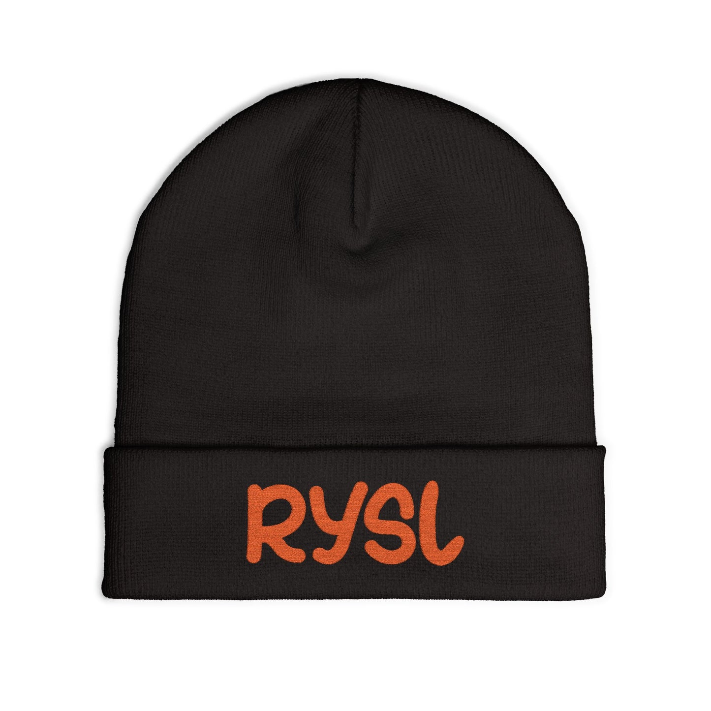 Cozy RYSL Knit Beanie with Embroidery