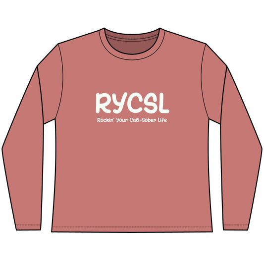 Women's RYCSL Classic  Long Sleeve Tee – Rockin’ Your Cali-Sober Life