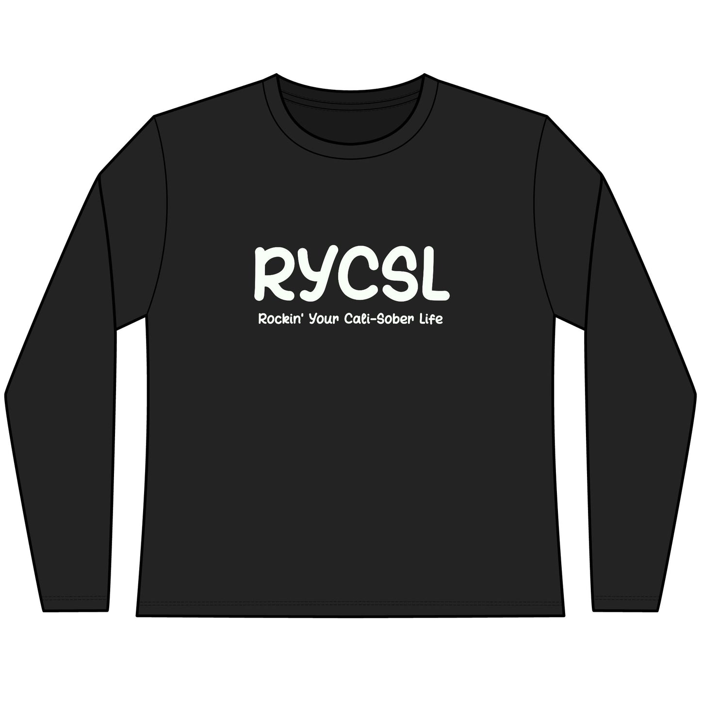 Women's RYCSL Classic  Long Sleeve Tee – Rockin’ Your Cali-Sober Life