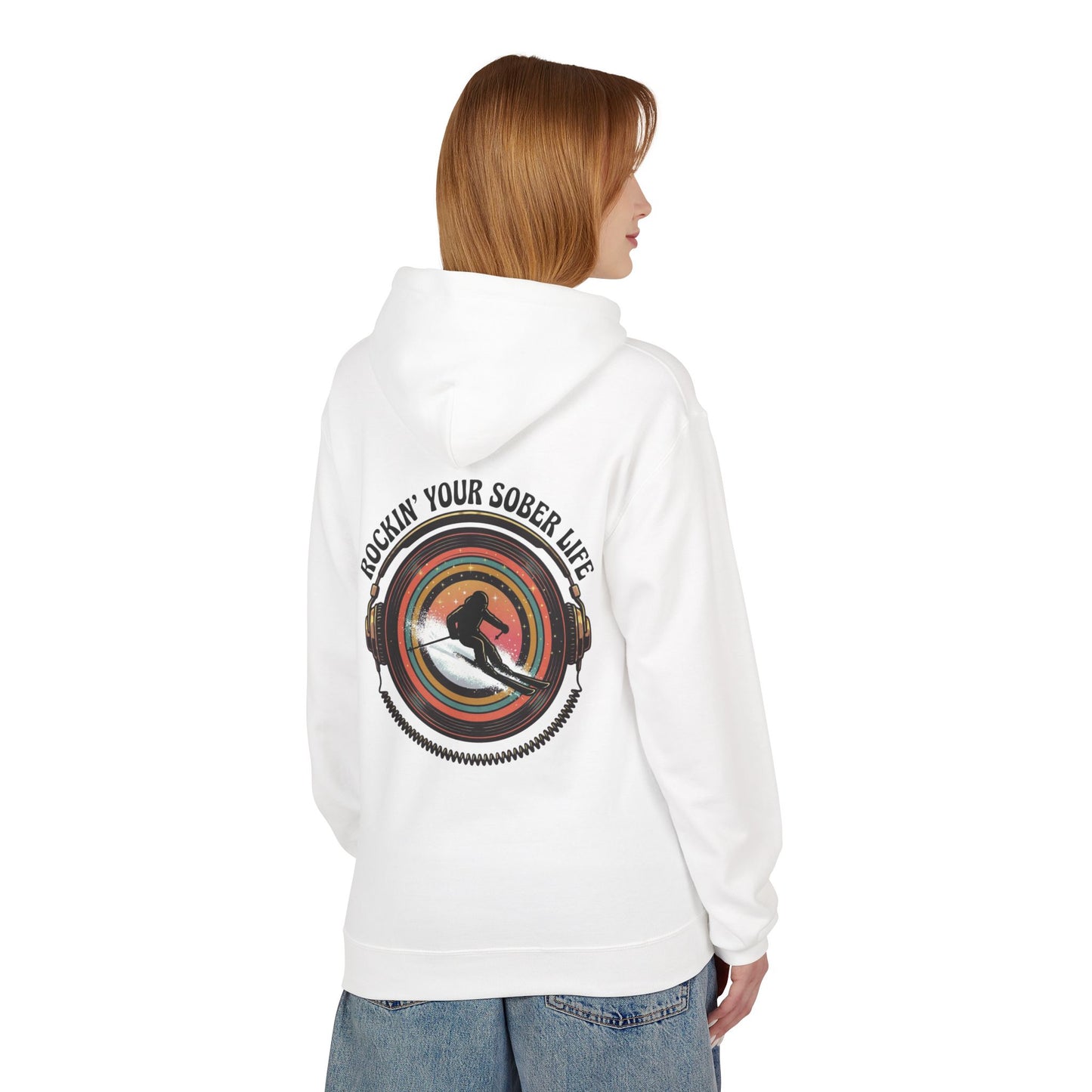 Rockin' Your Sober Life - Skier Hoodie
