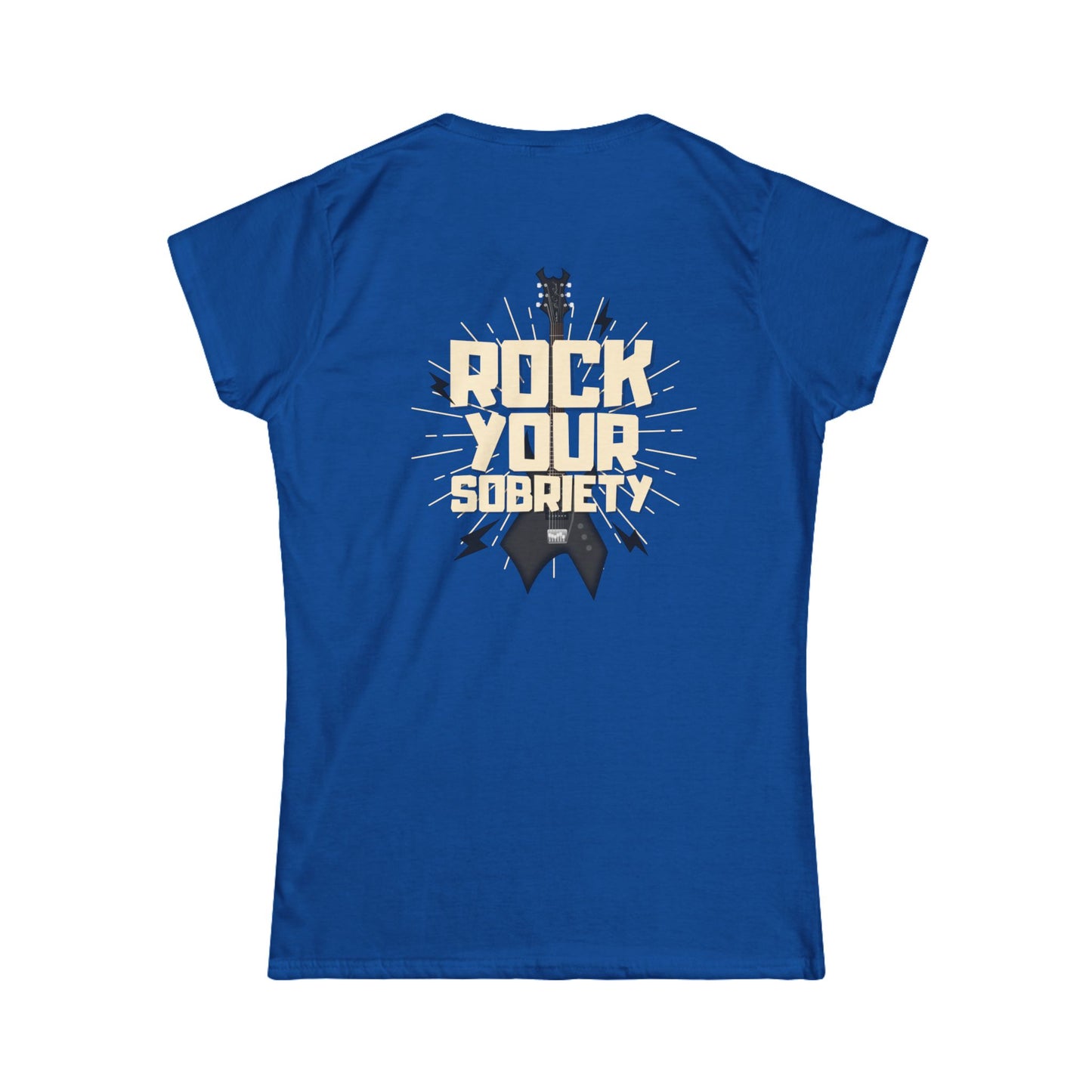 Rock Your Sobriety Women's Tee – Turn Up the Clarity