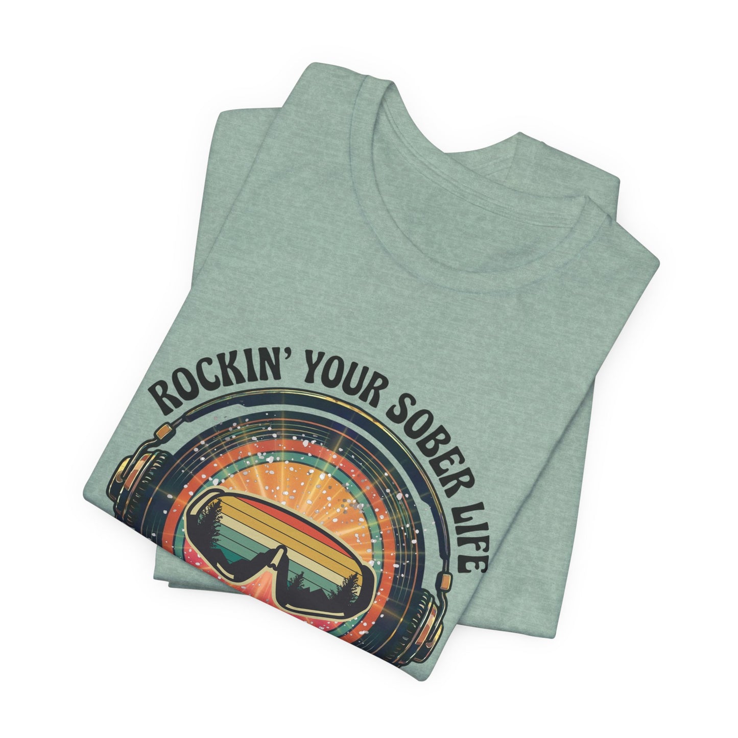 Rock Your Sober Life on the Slopes - Retro Goggle Design