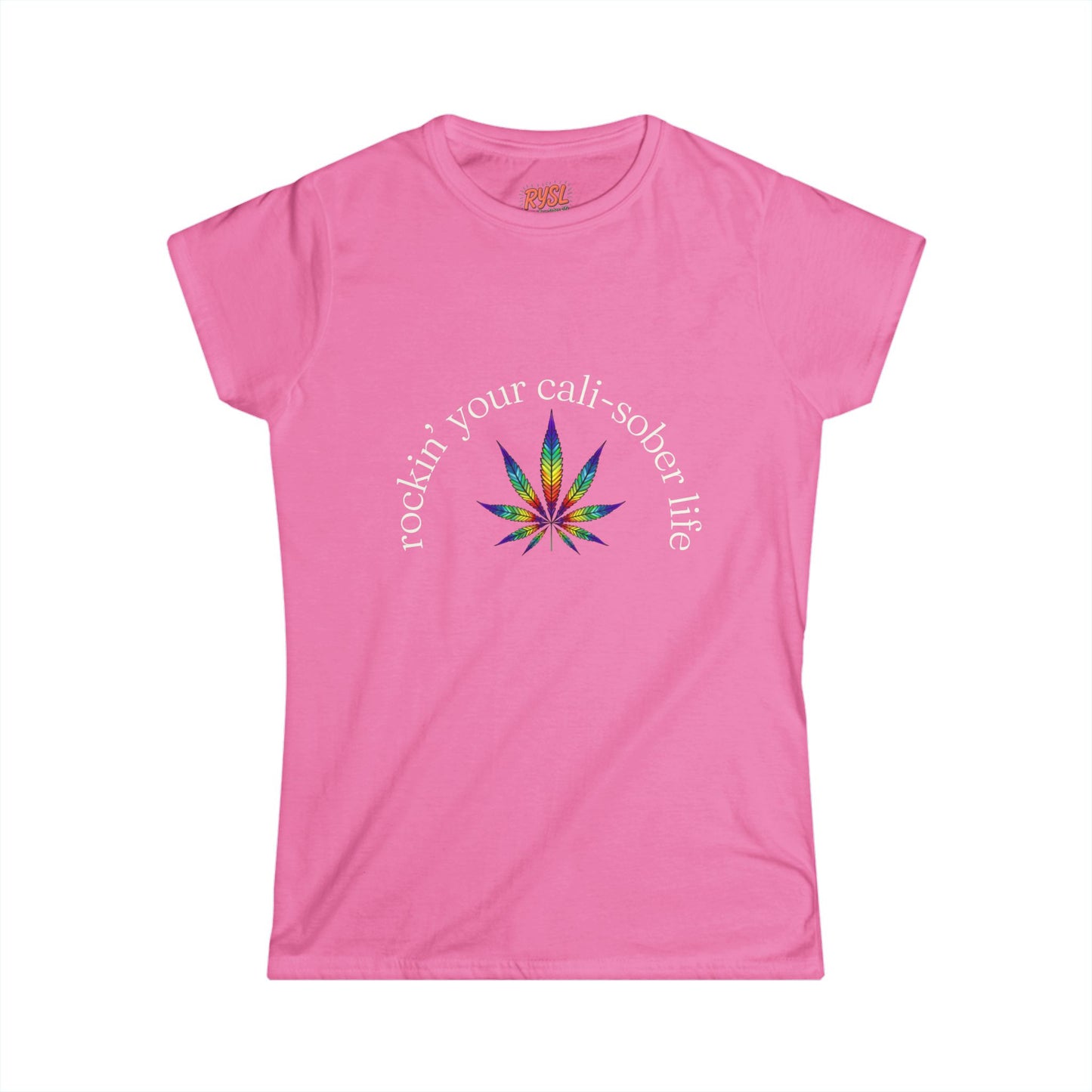 Cali-Sober Vibes Psychedelic Women's Tee – Rockin’ Your Cali-Sober Life