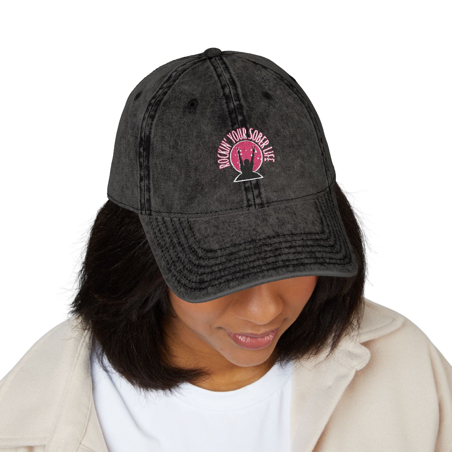 RYSL OG Vintage Embroidered Cap (Pink)