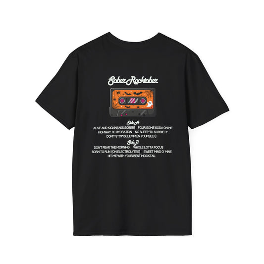 Sober Rocktober Tracklist Tee – The Hangover-Free Tour