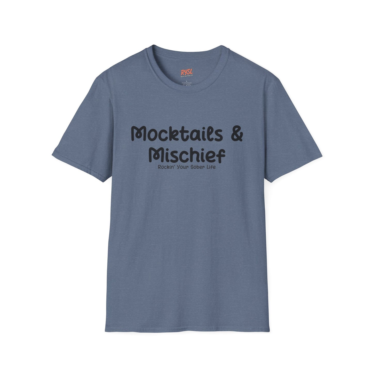 Mocktails & Mischief Tee – Rockin’ Your Sober Life
